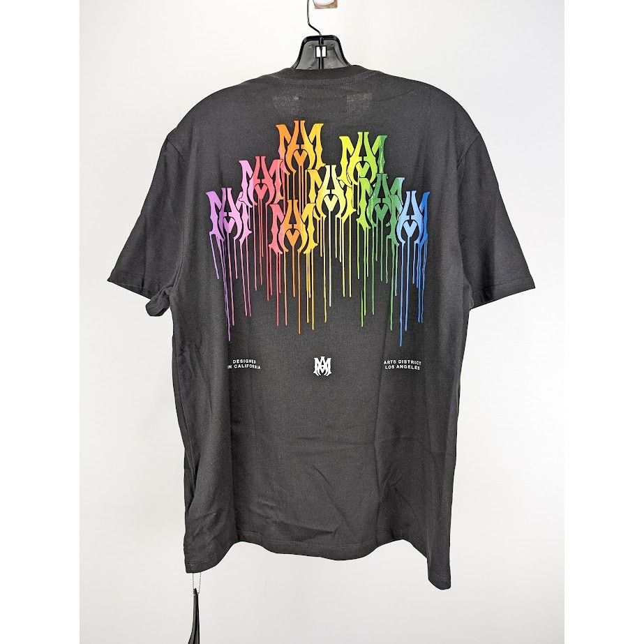 Amiri o1rshd1 Q:3 / MA Drip Collage Tee T-Shirt in Black Size US XL / EU 56 / 4 - 1 Thumbnail