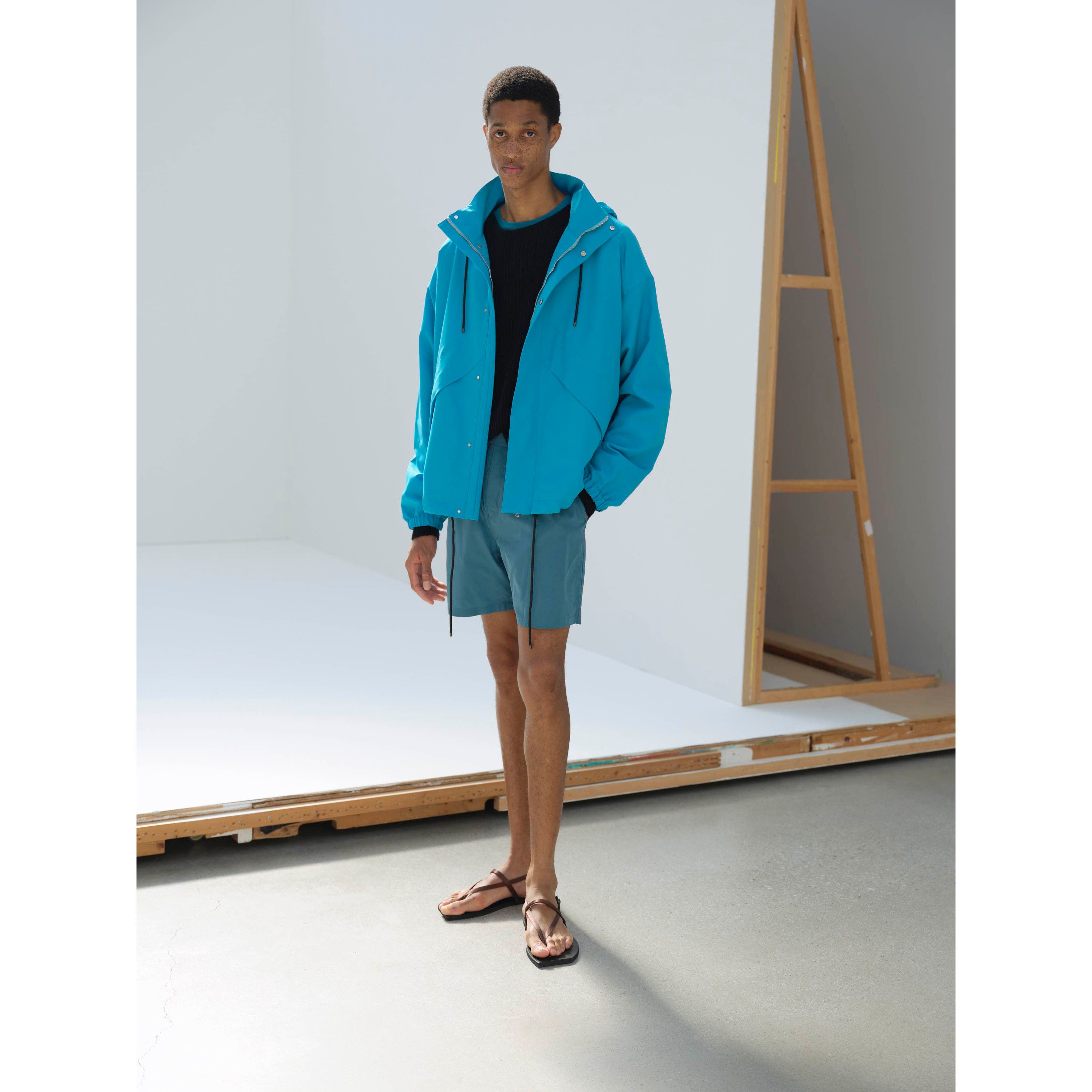 Wool Max Canvas Hooded Blouson