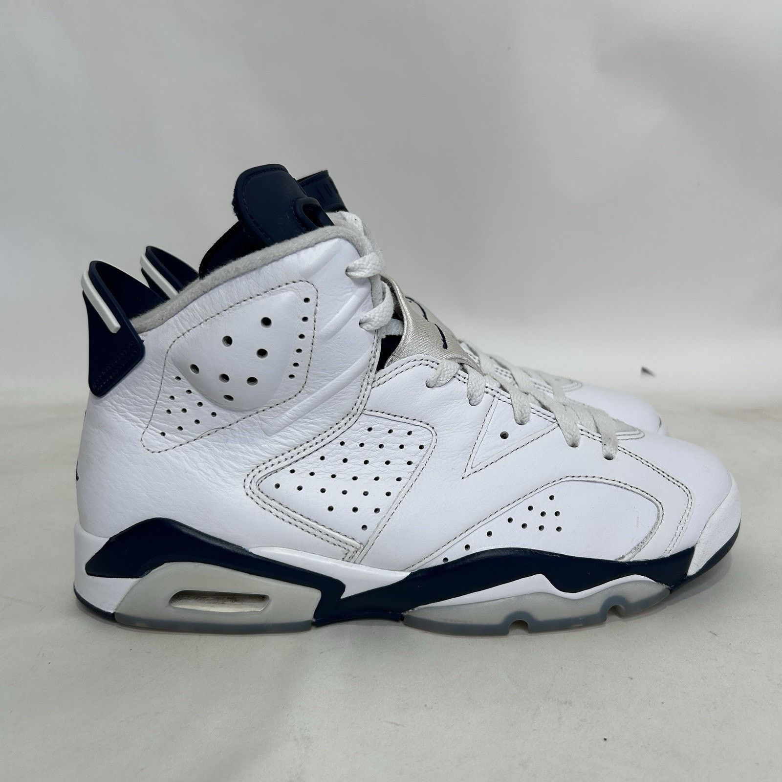 Nike Nike Air Jordan 6 Retro OG “Midnight Navy White” Size US 9.5 / EU 42-43 - 4 Thumbnail