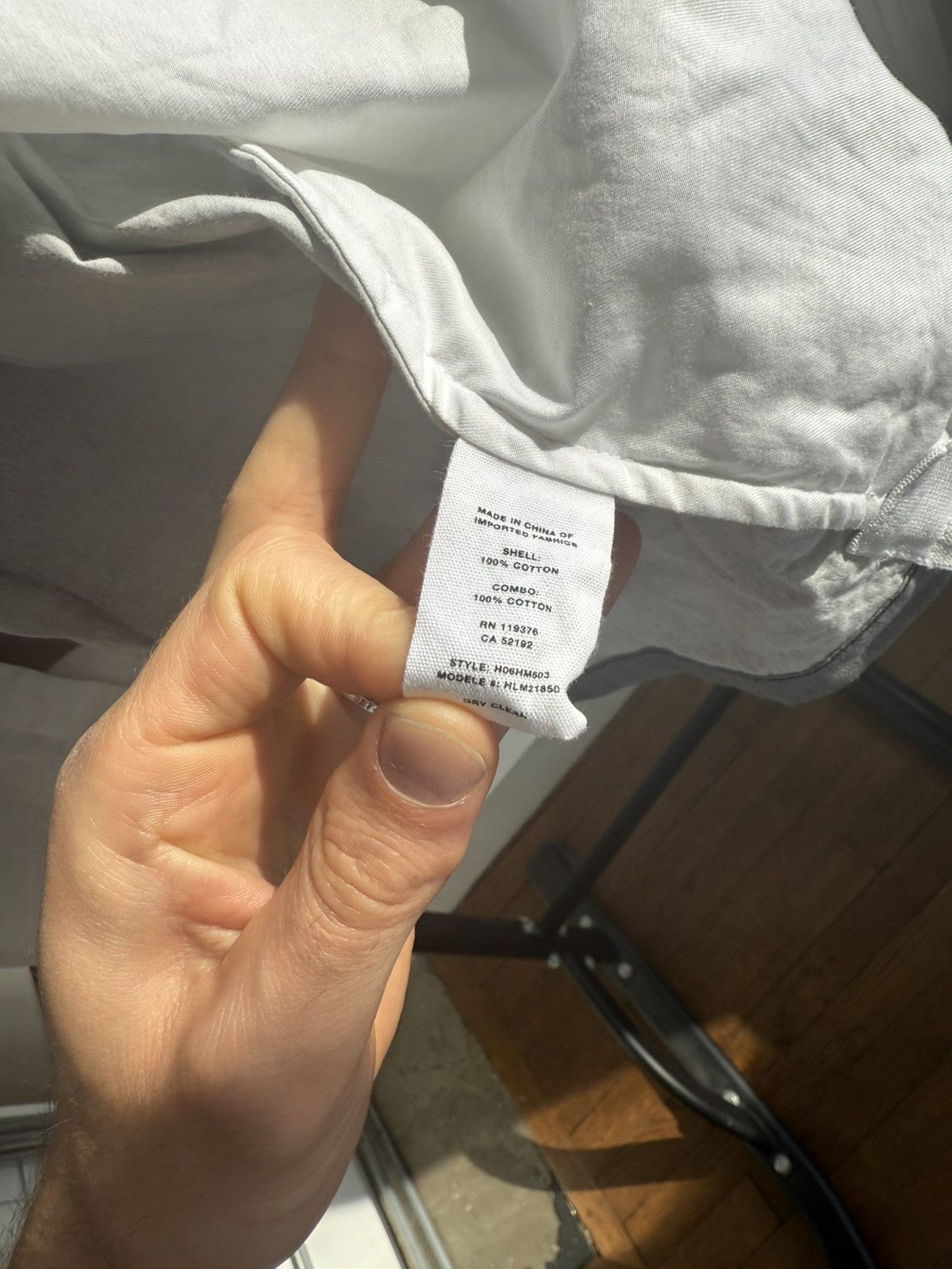 Helmut Lang Helmut Lang « Traumdeutung » AW17 Shirt Size US L / EU 52-54 / 3 - 8 Thumbnail