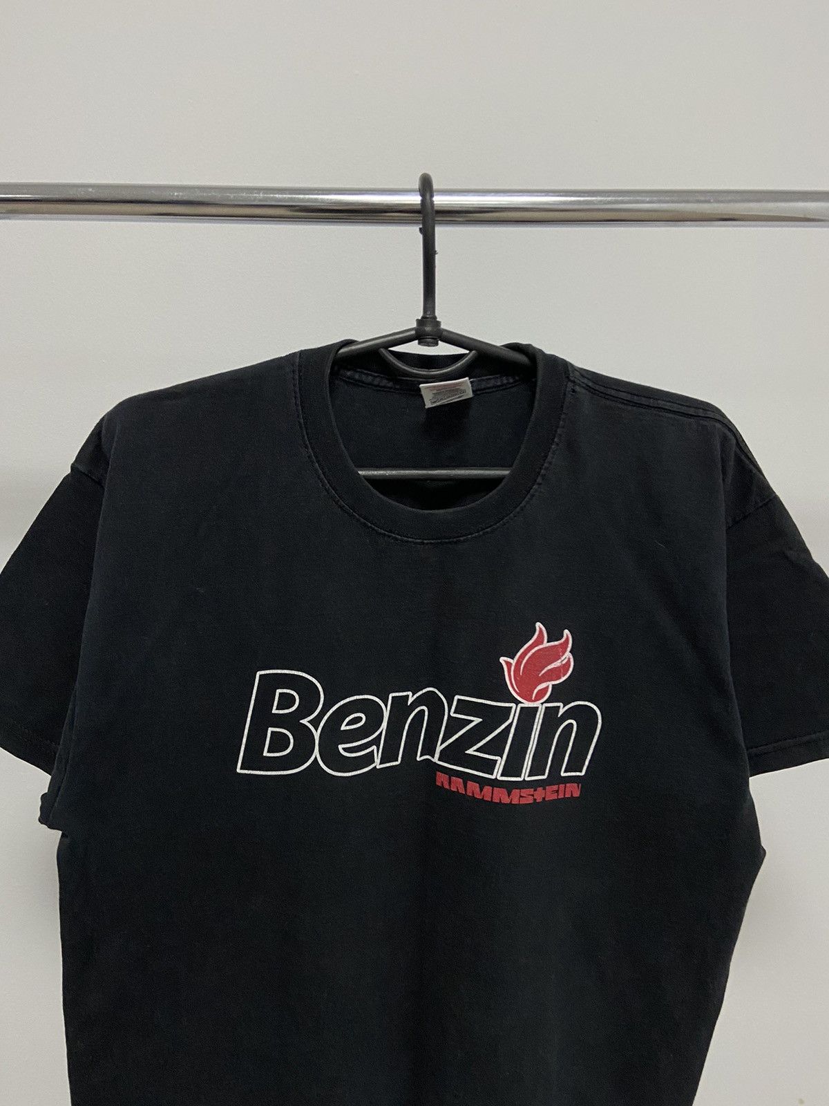Band Tees × Vintage Rammstein Benzin Vintage Big Logo T Shirt Rock Band Skate Size US M / EU 48-50 / 2 - 2 Thumbnail