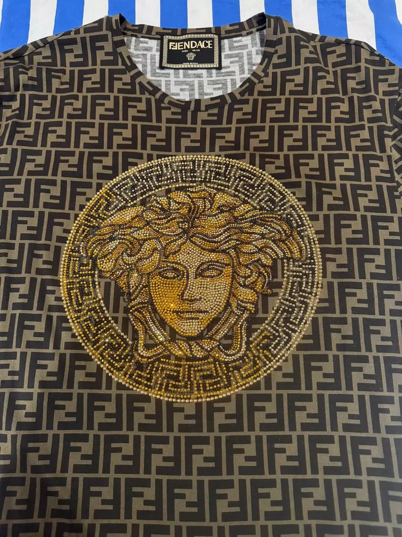 Versace Versace Fendi Men's Short Sleeves Size US XXL / EU 58 / 5 - 1 Thumbnail
