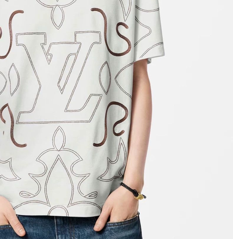 Louis Vuitton Louis Vuitton 2025 new sketch presbyopic short sleeve Size US XL / EU 56 / 4 - 7 Thumbnail