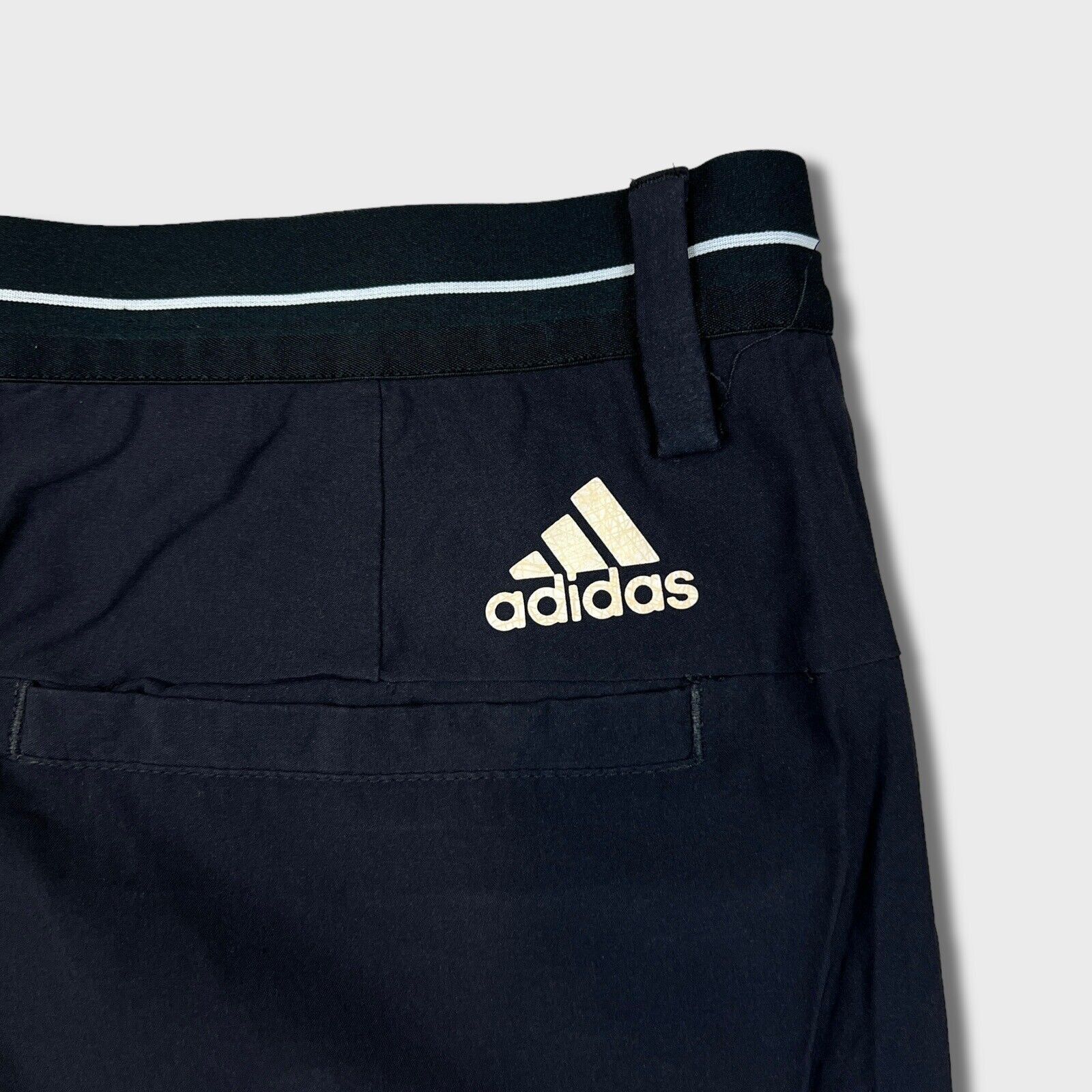 Adidas × Vintage Adidas Pants Medium Spell Out Stripes Slim Casual Trousers Size US 30 / EU 46 - 4 Thumbnail