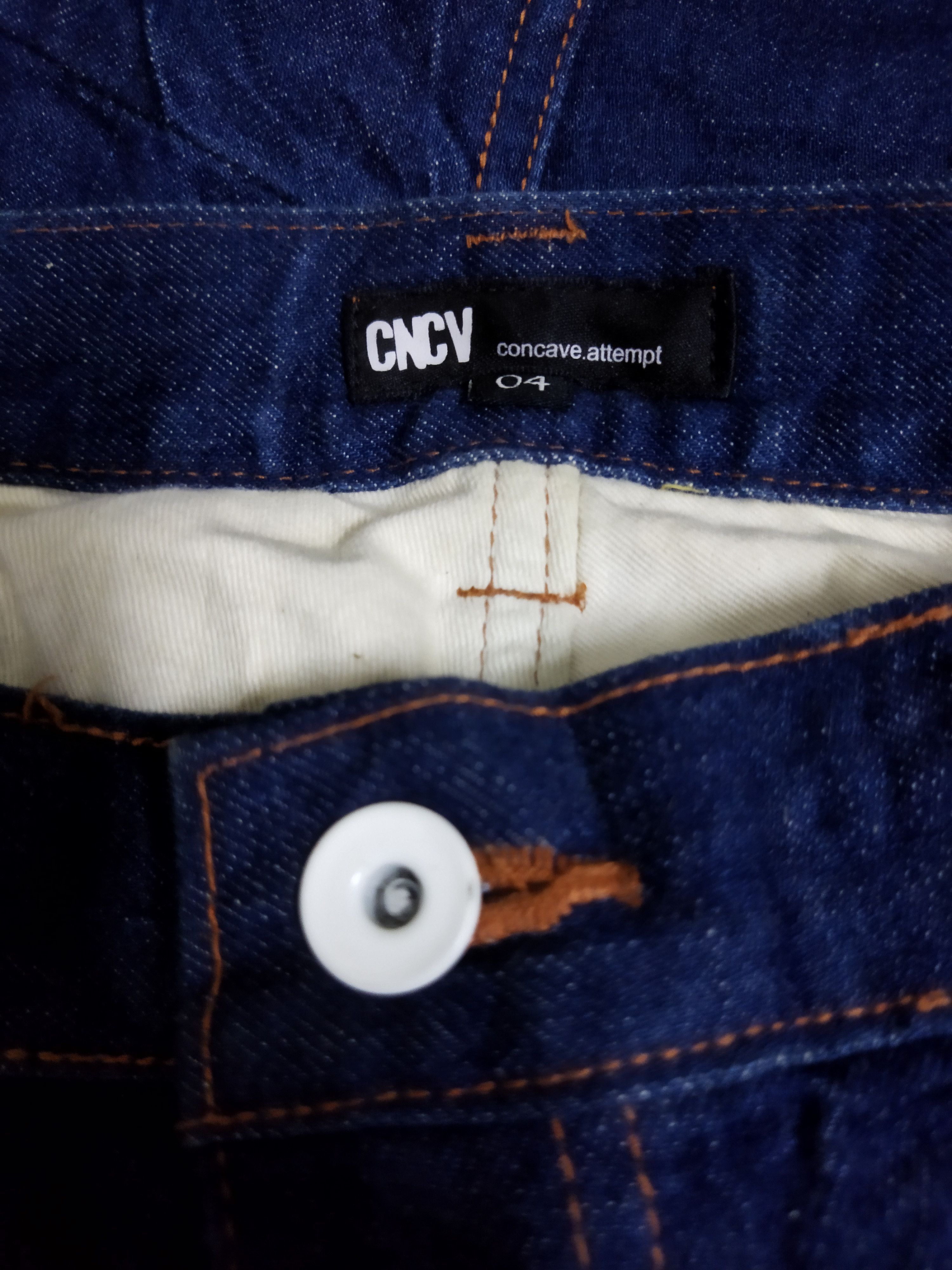 Japanese Brand × Vintage Vintage CNCV Concave Attempt Japanese Denim Jeans Size US 36 / EU 52 - 6 Thumbnail