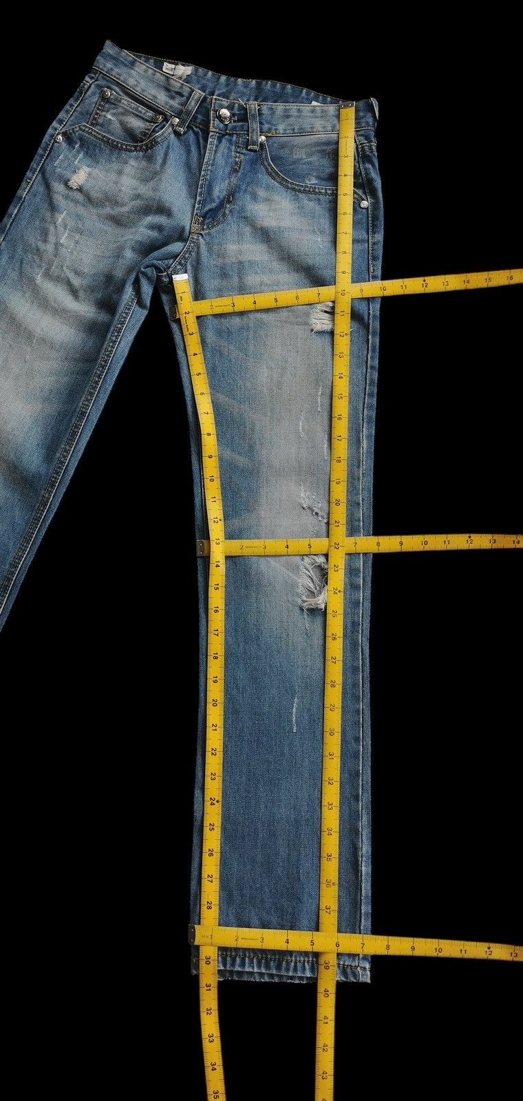 Replay We Are Replay Distressed Jeans Italian Made Size US 28 / EU 44 - 11 Thumbnail