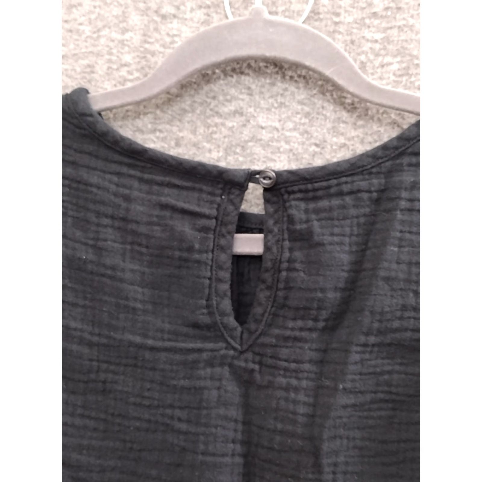 Vintage Universal Thread Black Crepe Puff Sleeve Blouse Size S Size S / US 4 / IT 40 - 7 Thumbnail