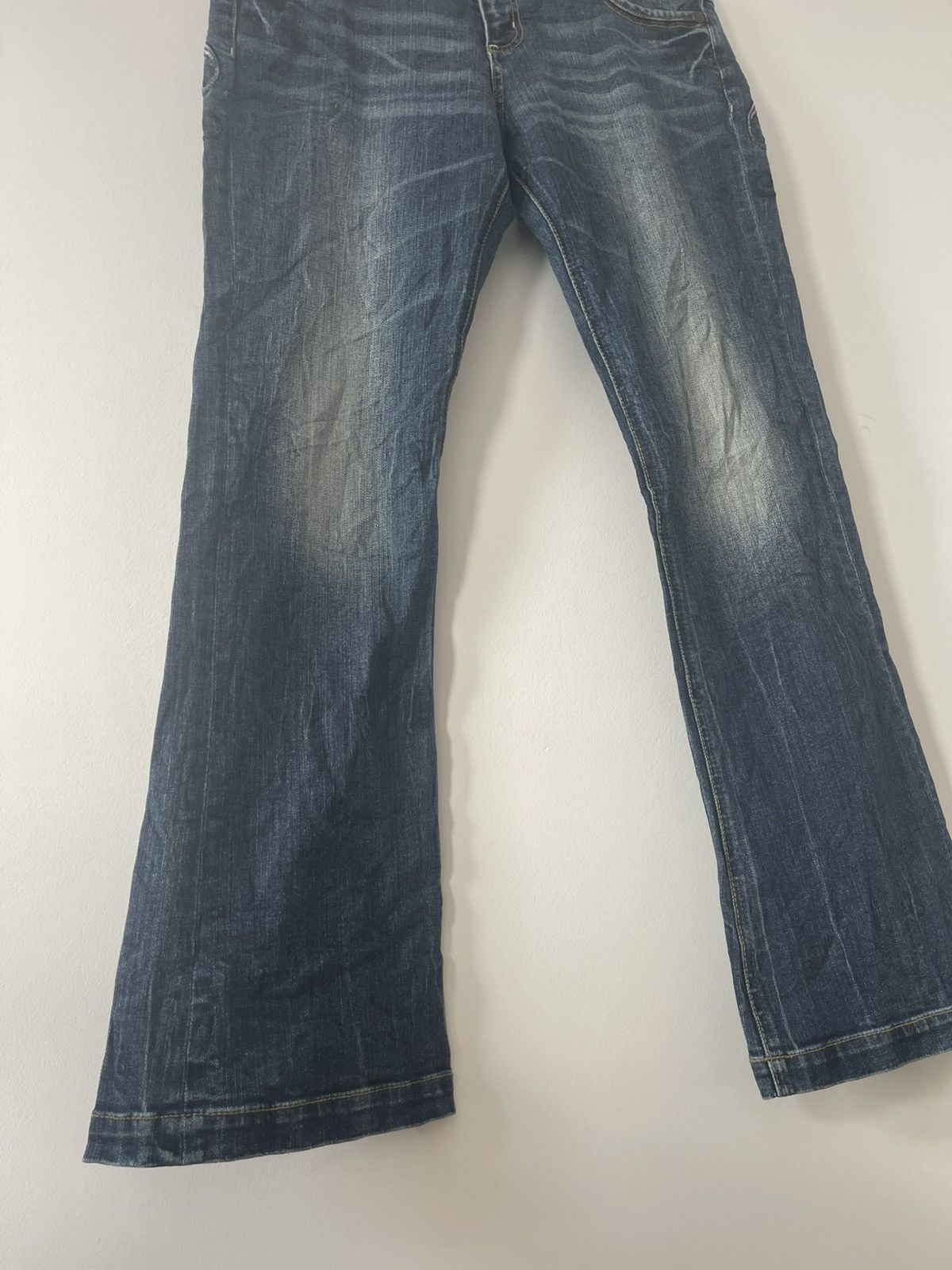 14th Addiction Rare Vintage CLASSICAL ELF Wings of Butterfly Flare Denim Size US 32 / EU 48 - 10 Thumbnail