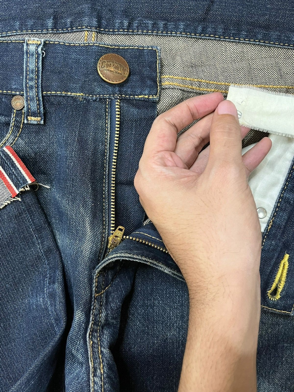 Japanese Brand Vintage Japanese Brand Selvedge Rusty Wash Baggy Jeans Size US 35 - 10 Thumbnail