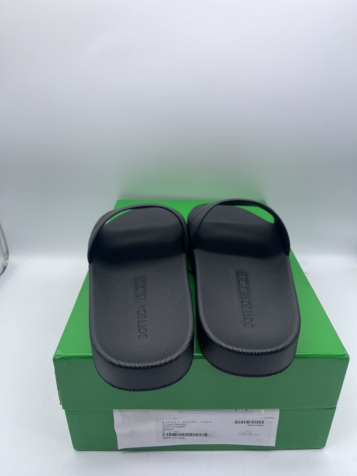 Bottega Veneta Bottega Veneta Matt rubber sliders Size US 10 / IT 40 - 5 Thumbnail