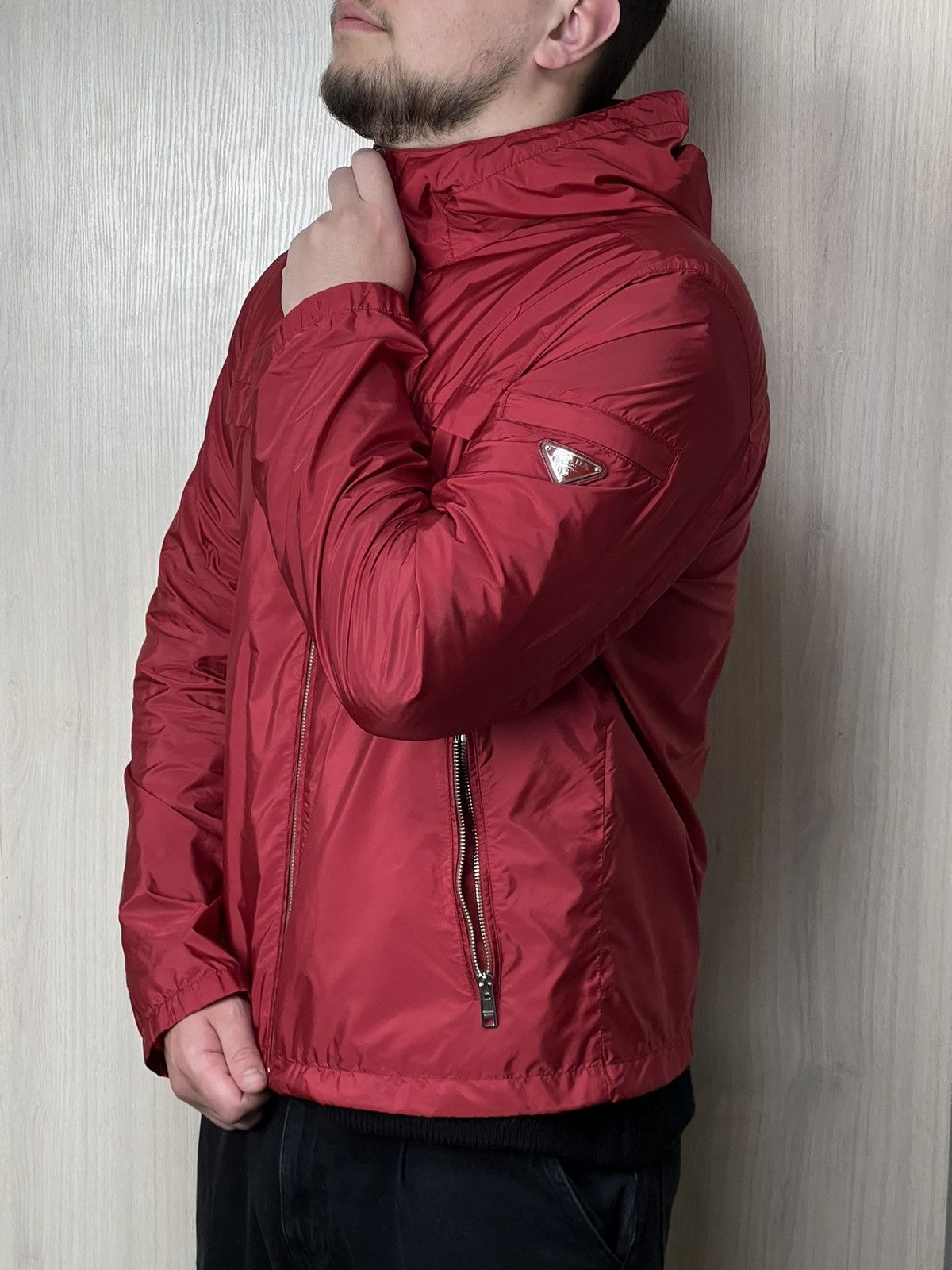 Prada Prada SGA 466 Windbreaker Jacket Size US L / EU 52-54 / 3 - 3 Thumbnail