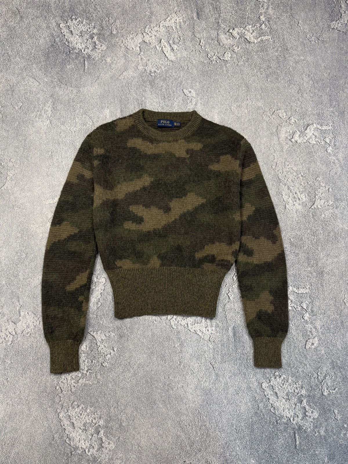 Polo Ralph Lauren Polo Ralph Lauren wool camo sweater jumper Size XS / US 0-2 / IT 36-38 - 1 Thumbnail