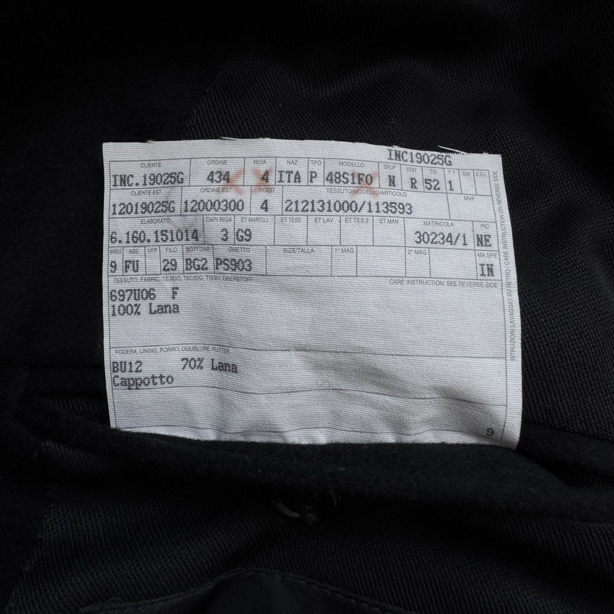 Gucci Gucci By Tom Ford FW2003 Black Double Breasted Wool Peacoat Size US L / EU 52-54 / 3 - 11 Thumbnail