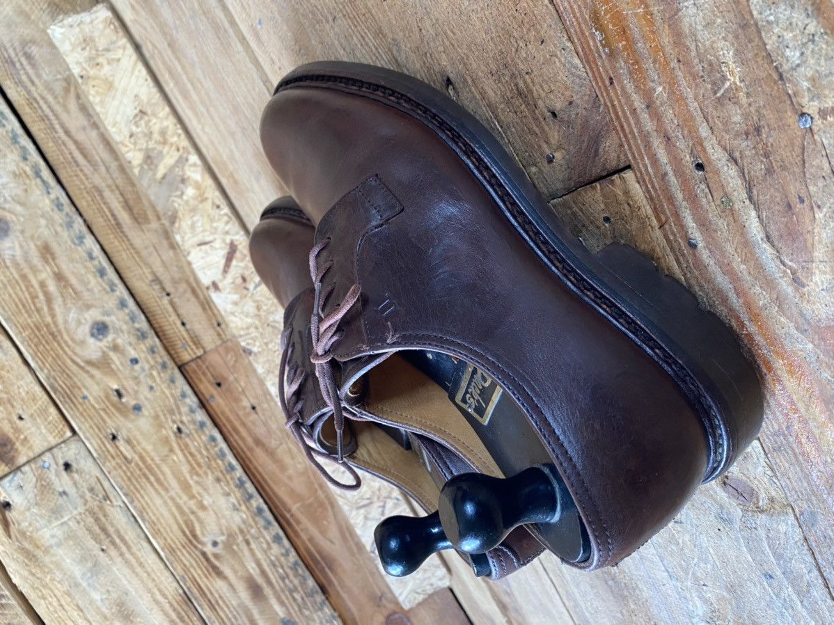 John Lobb John lobb plain toe blucher brown derby leather shoes uk 7 Size US 7.5 / EU 40-41 - 4 Thumbnail