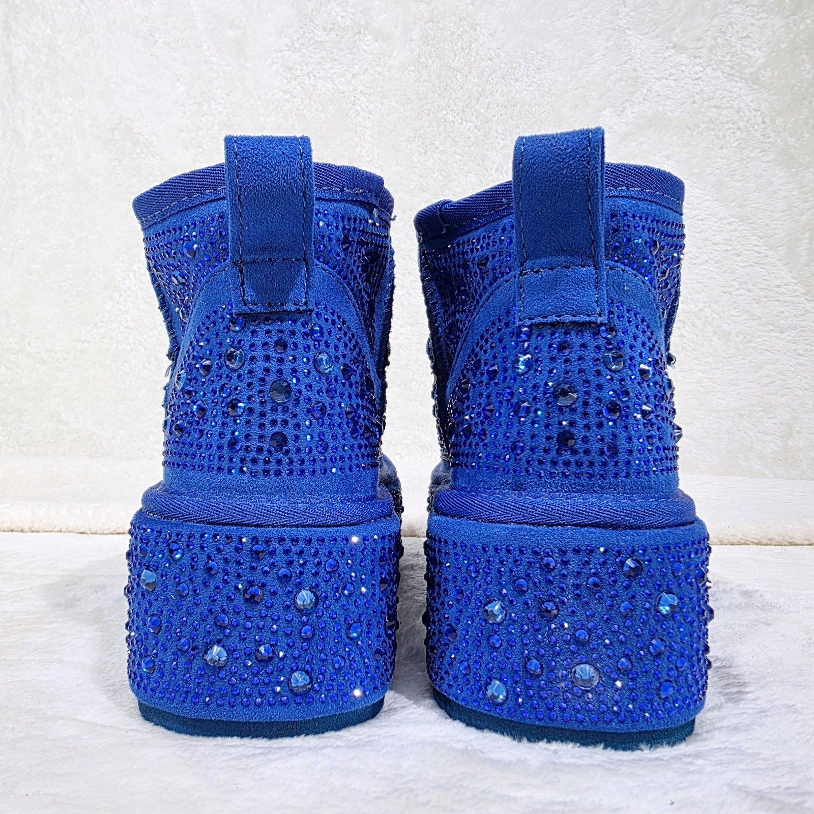 Other Ego Flashy fx Fur Lined Winter Platform Ankle Boots Bright B Size US 8 / IT 38 - 3 Thumbnail