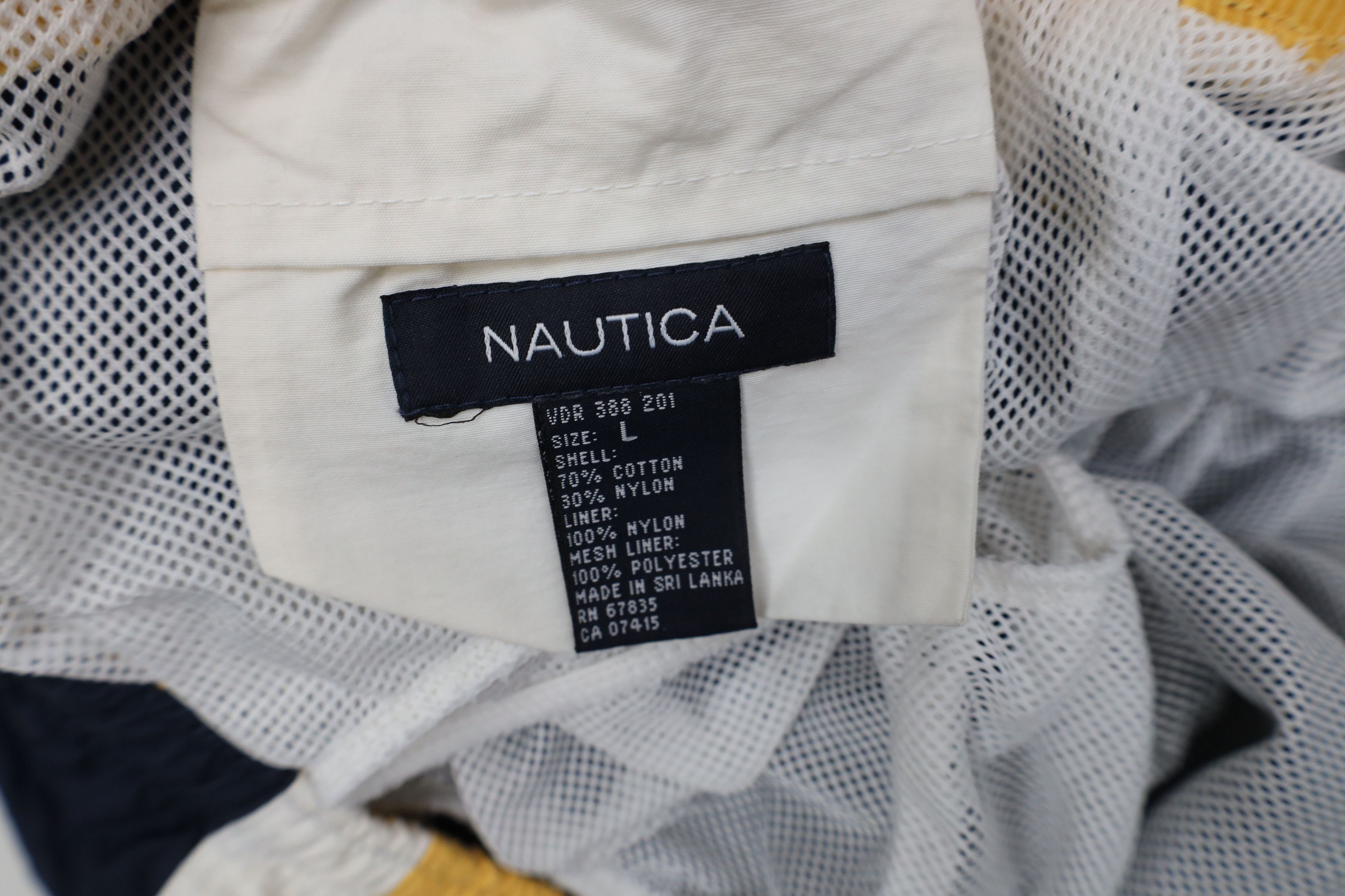 Nautica Vintage 90s Nautica Lined Above Knee Shorts Swim Trunks Size US 34 / EU 50 - 9 Thumbnail