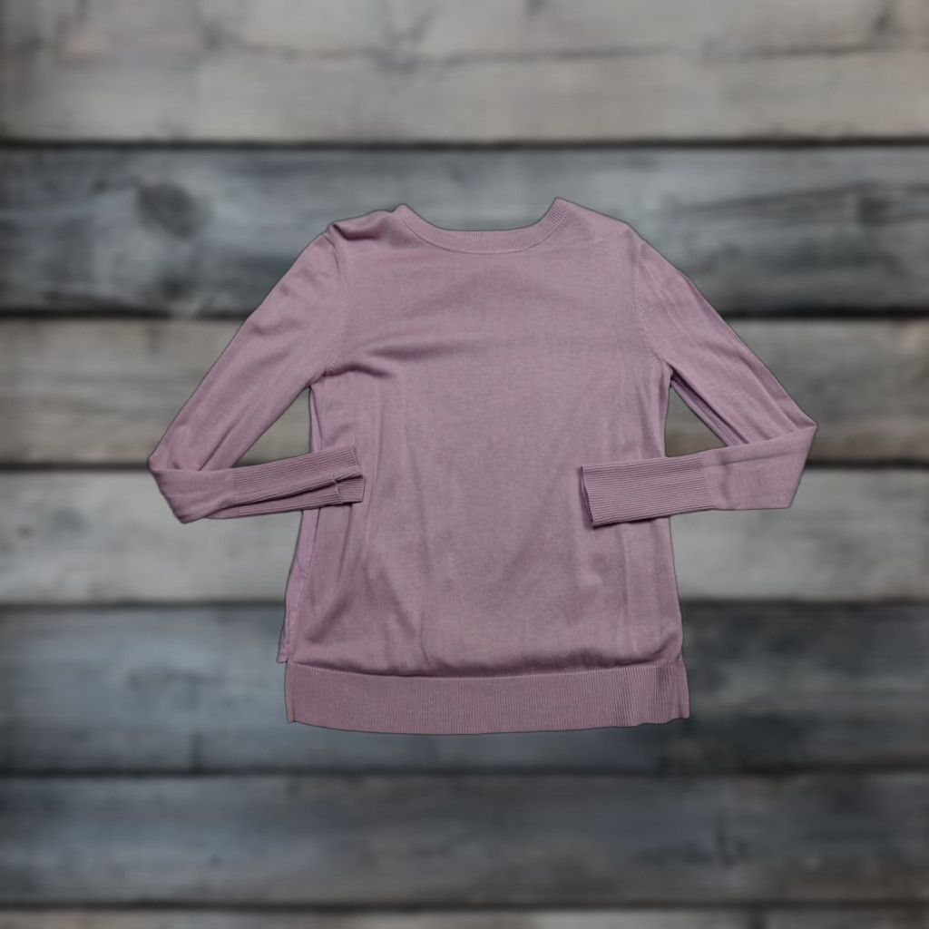 Lululemon Lululemon Knit Sweater Womens Medium Purple Long Sleeve Open Back Draped Soft Size M / US 6-8 / IT 42-44 - 1 Thumbnail