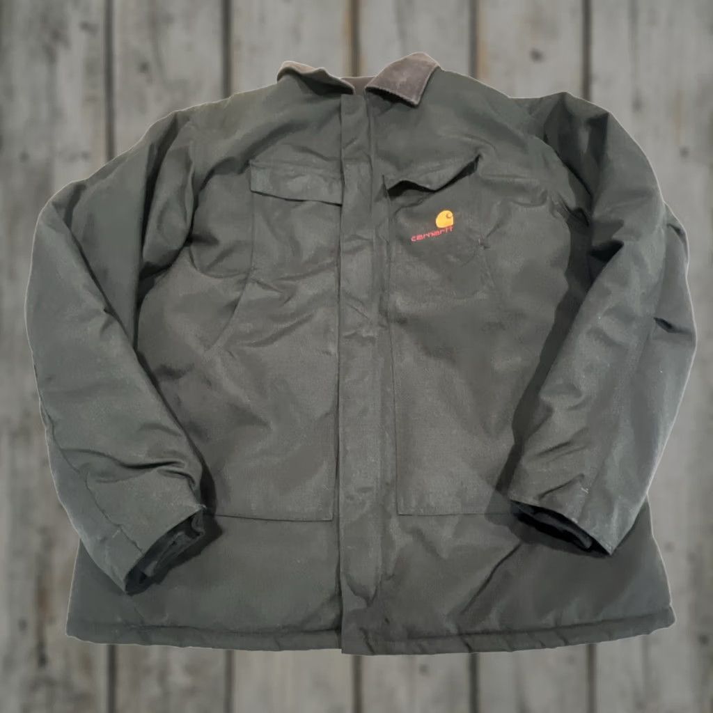Carhartt VINTAGE Carhartt Jacket Men’s 2XL Black Union Made Chore Quilted Liner Work USA Jacket Size US XXL / EU 58 / 5 - 1 Thumbnail