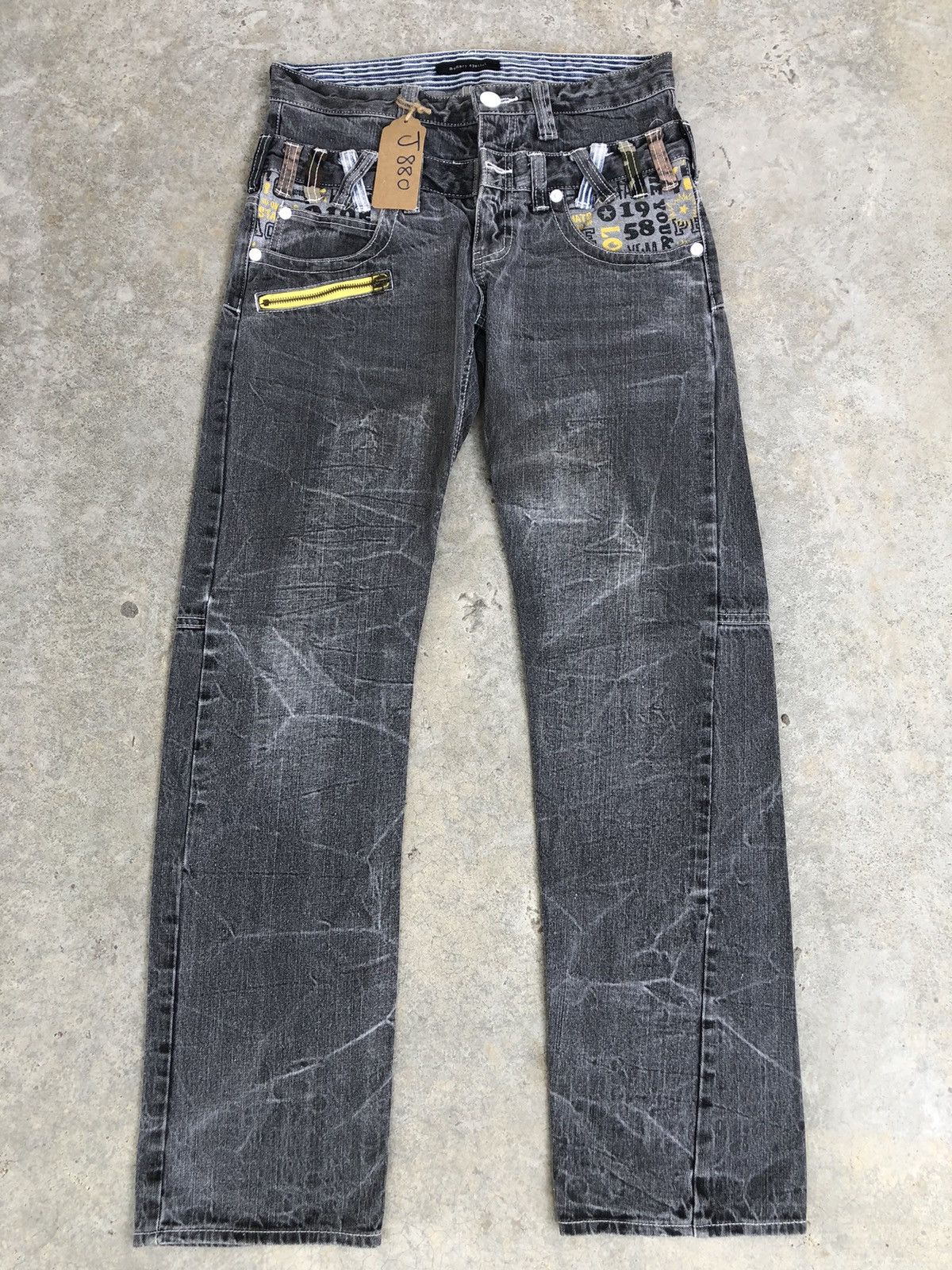 Hysteric Glamour Japanese Memory Special Double Waist Distressed Jeans Size US 31 - 1 Thumbnail
