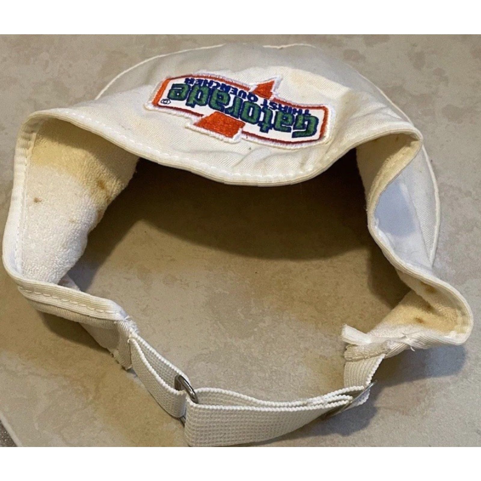 Vintage Vtg 80s Gatorade Thirst Quencher Faded Promo Visor Hat Beach Surf Drink 90s Shirt? Size ONE SIZE - 5 Thumbnail