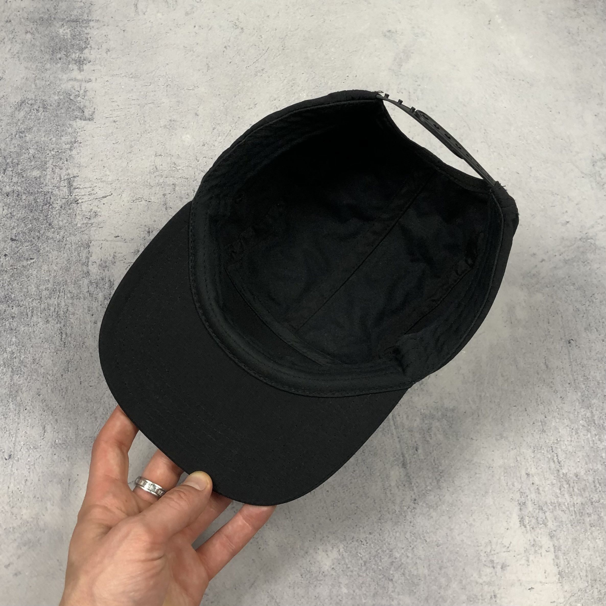 Hypebeast Burgtec Nylon Heart Block logo Gorpcore 5 panel Cap Hat y2k Size ONE SIZE - 6 Thumbnail