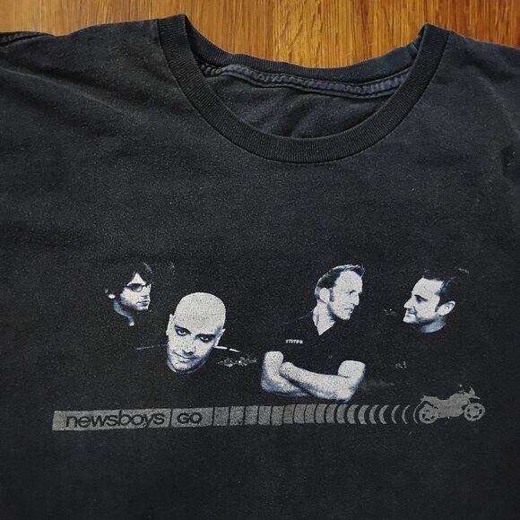 Band Tees Vintage Newsboys Go Tour T-Shirt Size US L / EU 52-54 / 3 - 1 Thumbnail