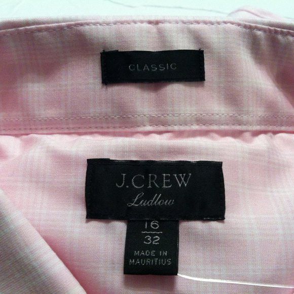 J.Crew J.CREW LUDLOW MENS NEW 100%COTTON DRESS SHIRT SIZE: 16/32 Size US L / EU 52-54 / 3 - 7 Thumbnail