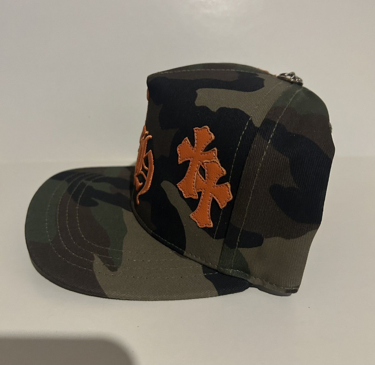 Chrome Hearts Chrome Hearts Camo CH Cemetery Cross Patch Baseball Hat Size ONE SIZE - 4 Thumbnail