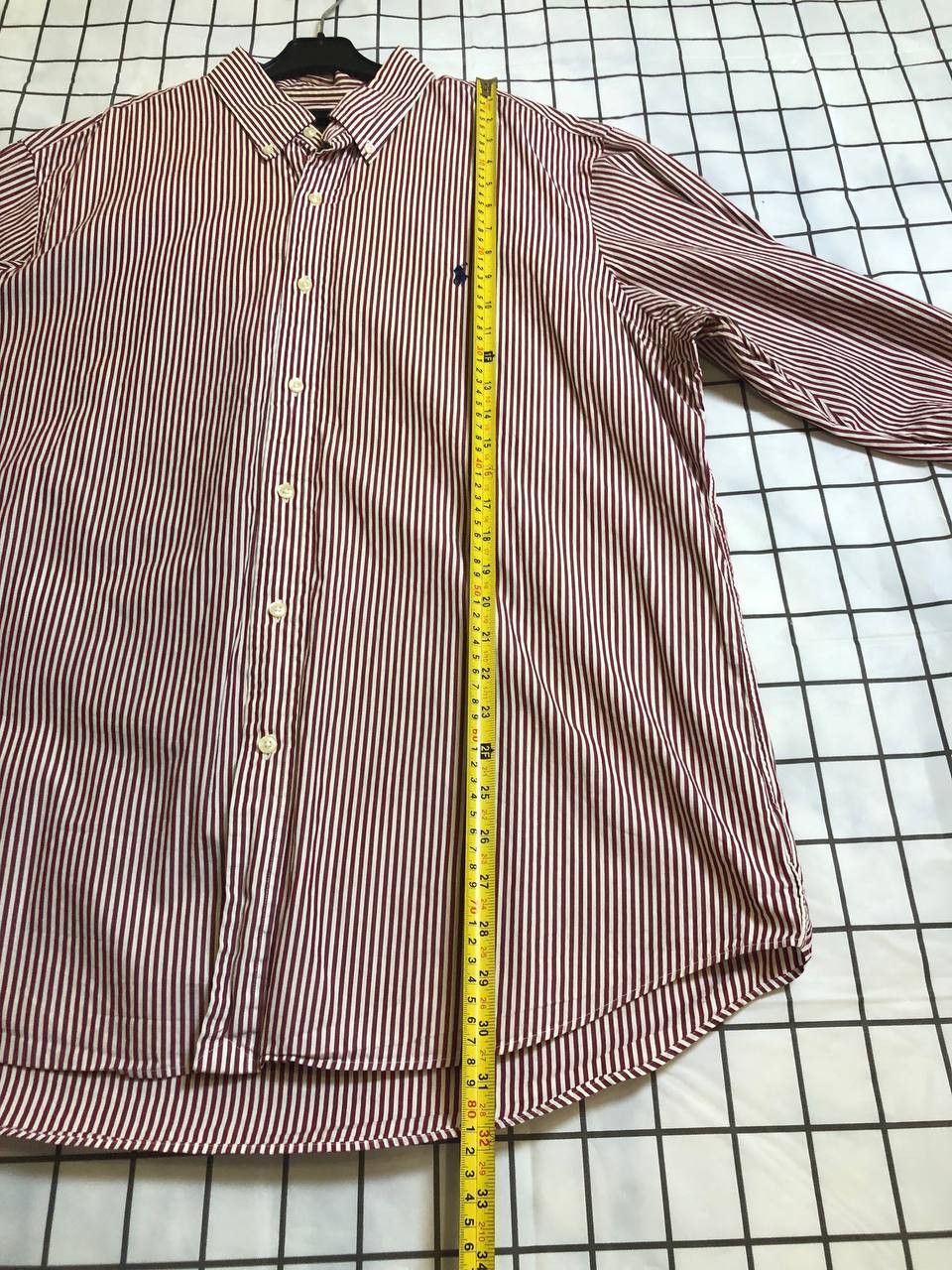 Polo Ralph Lauren Ralph Lauren Shirt Mens Purple Striped Custom Fit Small Pony Size US XL / EU 56 / 4 - 5 Thumbnail