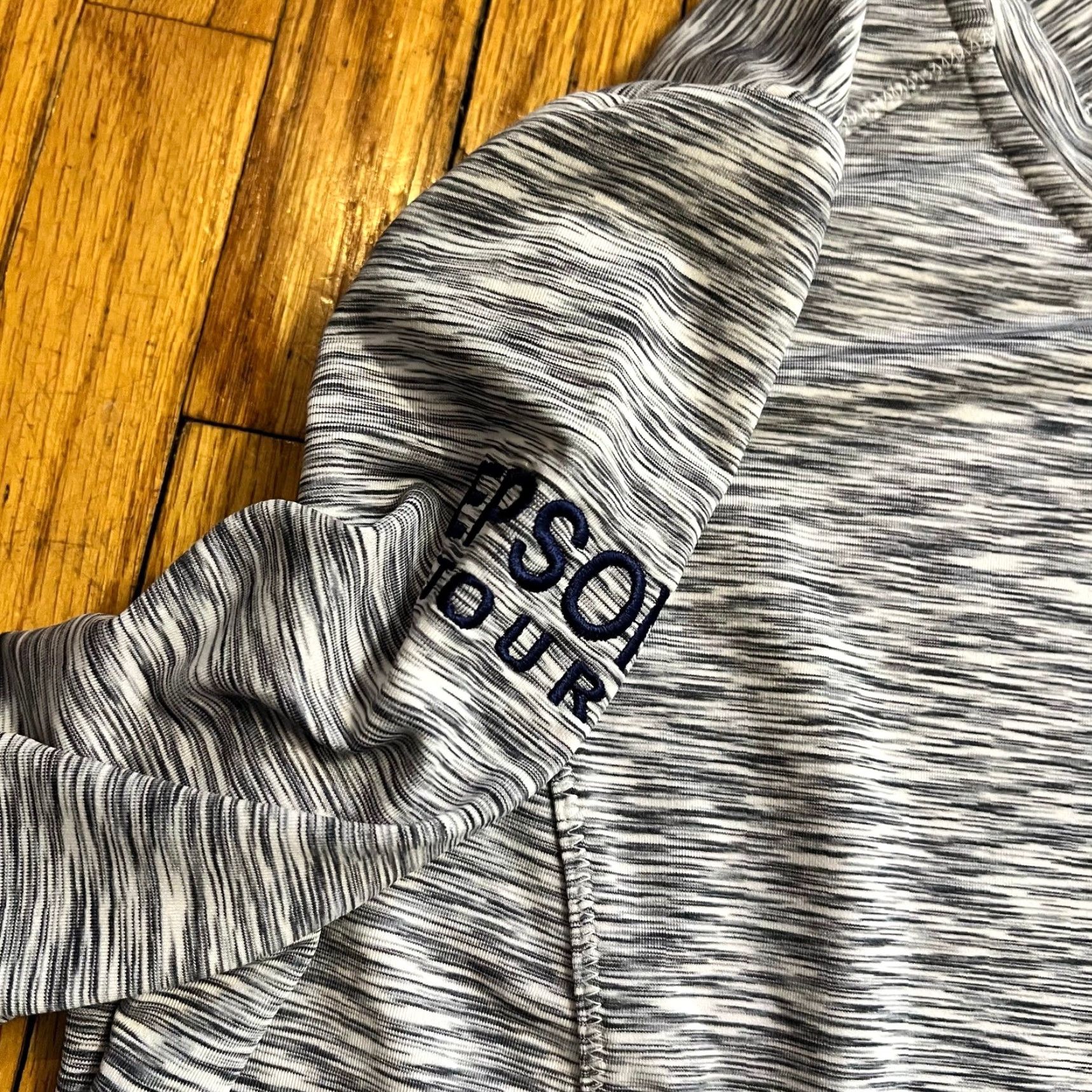 Vintage Zero Restriction Shirt Womens Medium Long Sleeve Heather Gray Golf Performance Size M / US 6-8 / IT 42-44 - 5 Thumbnail