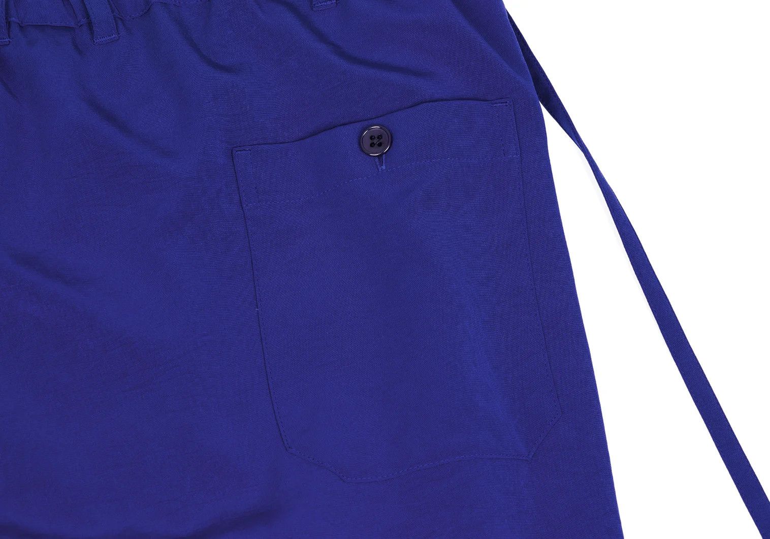 Yohji Yamamoto Crepe Drape Wrap Pants in Blue Size US 34 / EU 50 - 11 Thumbnail