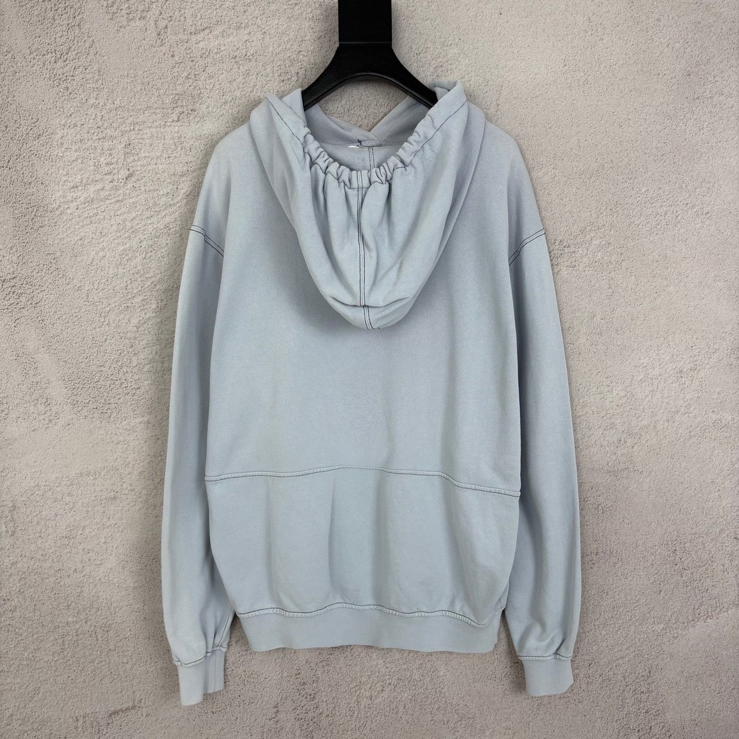Other Acne Studios Haze-blue letter embroidered washable hoodie| Size US M / EU 48-50 / 2 - 2 Thumbnail