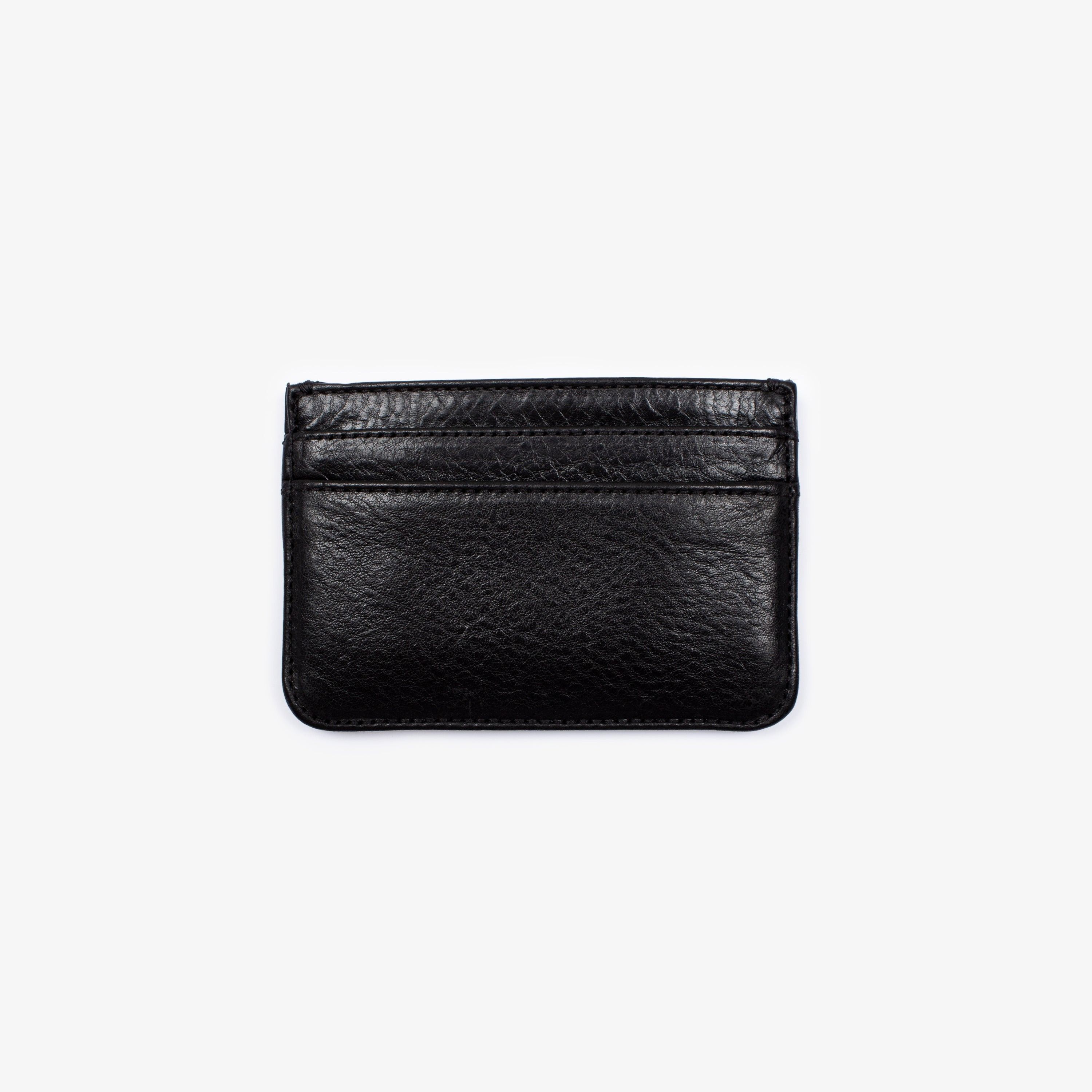 Chrome Hearts CHROME HEARTS BLACK LEATHER SCROLLBAR CARD HOLDER Size ONE SIZE - 3 Thumbnail
