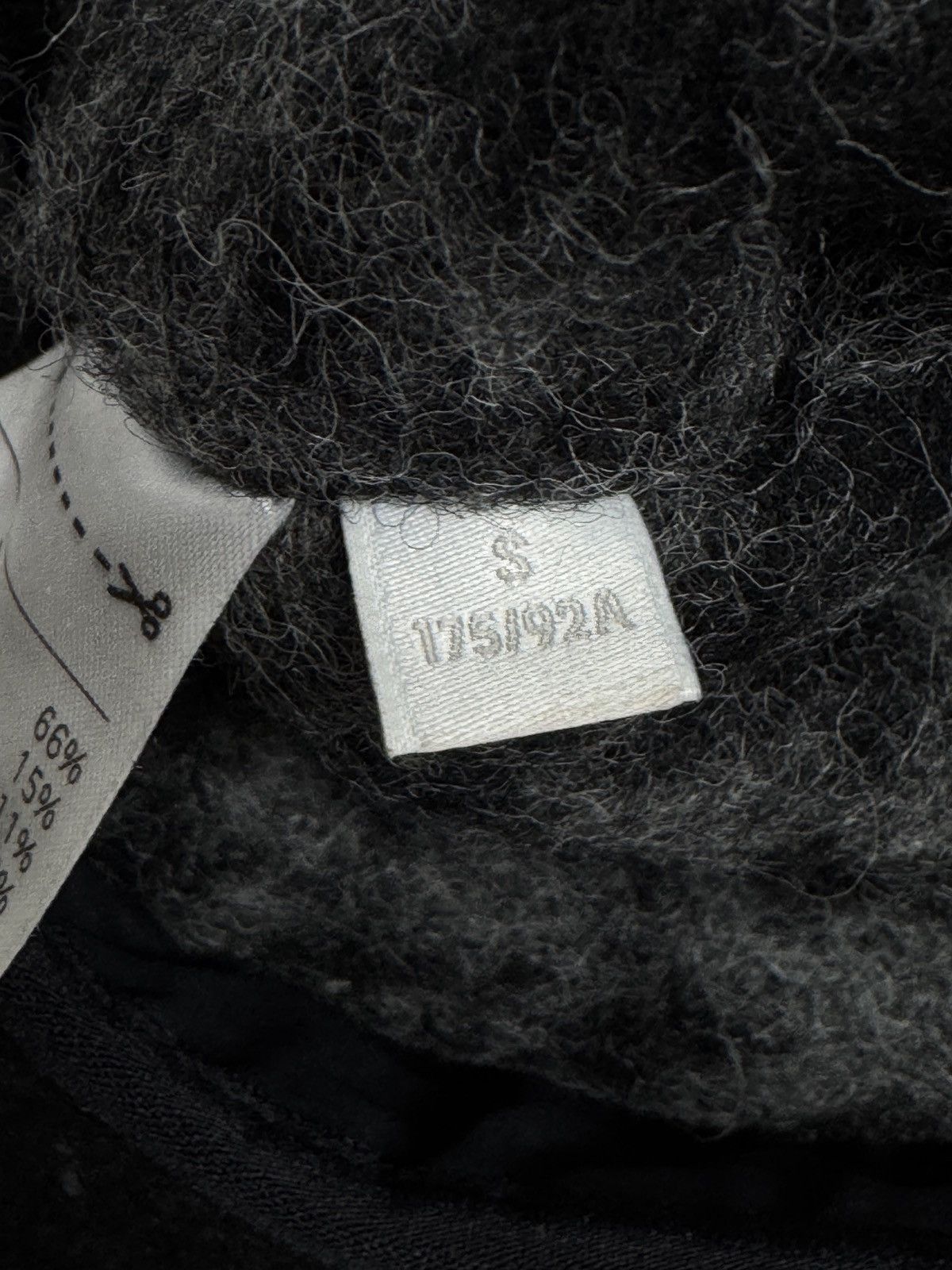 Yohji Yamamoto Y-3 Graphic-Print Wool-Blend Gilet in black and heather grey Size US M / EU 48-50 / 2 - 8 Thumbnail
