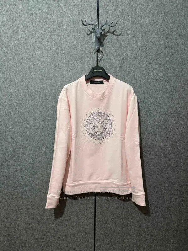 Versace Versace Women’s Cotton Medusa Sweatshirt in Pink . Size M / US 6-8 / IT 42-44 - 1 Thumbnail