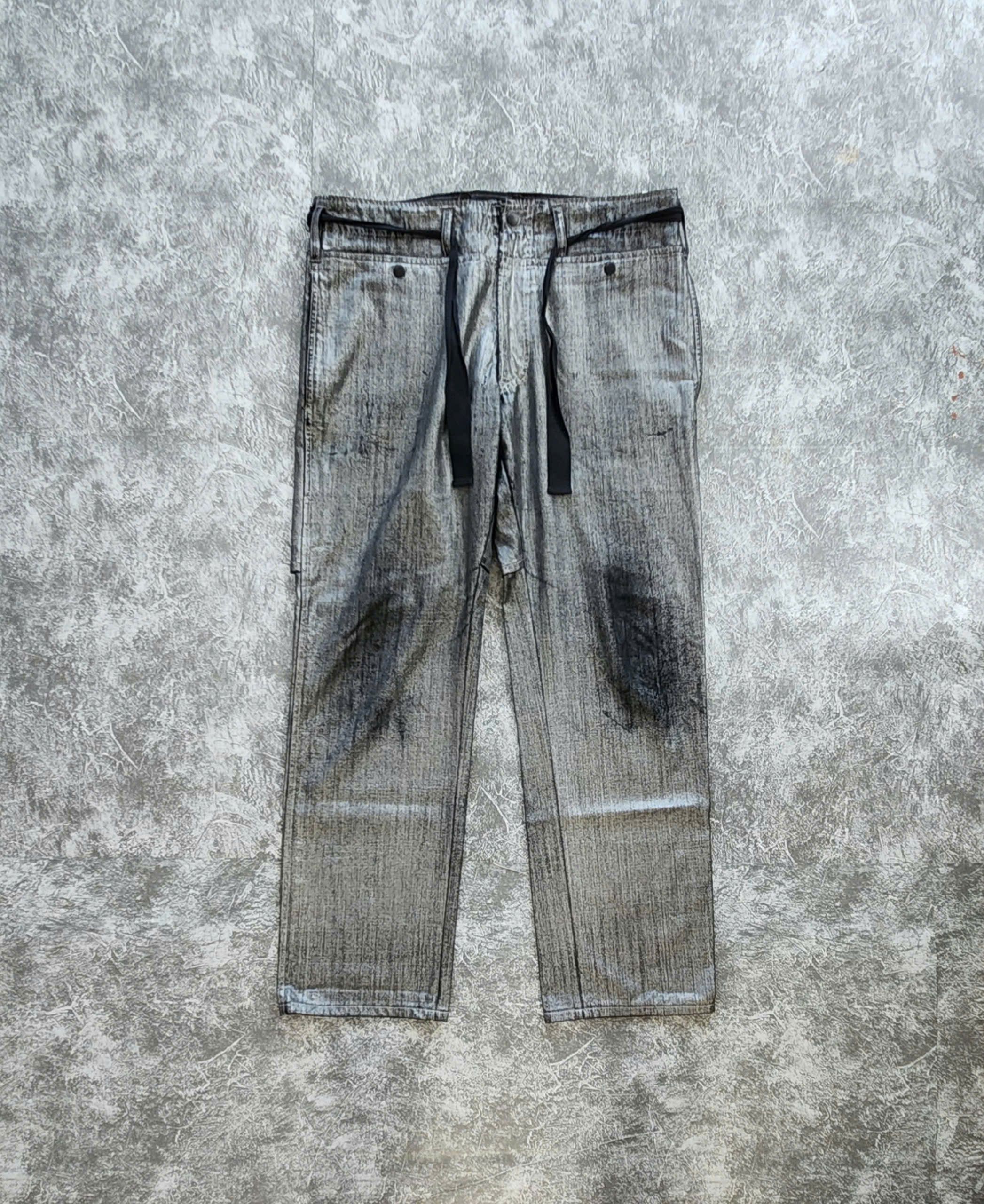 Yohji Yamamoto Yohji Yamamoto SS2007 runway metallic trousers Size US 32 / EU 48 - 2 Thumbnail