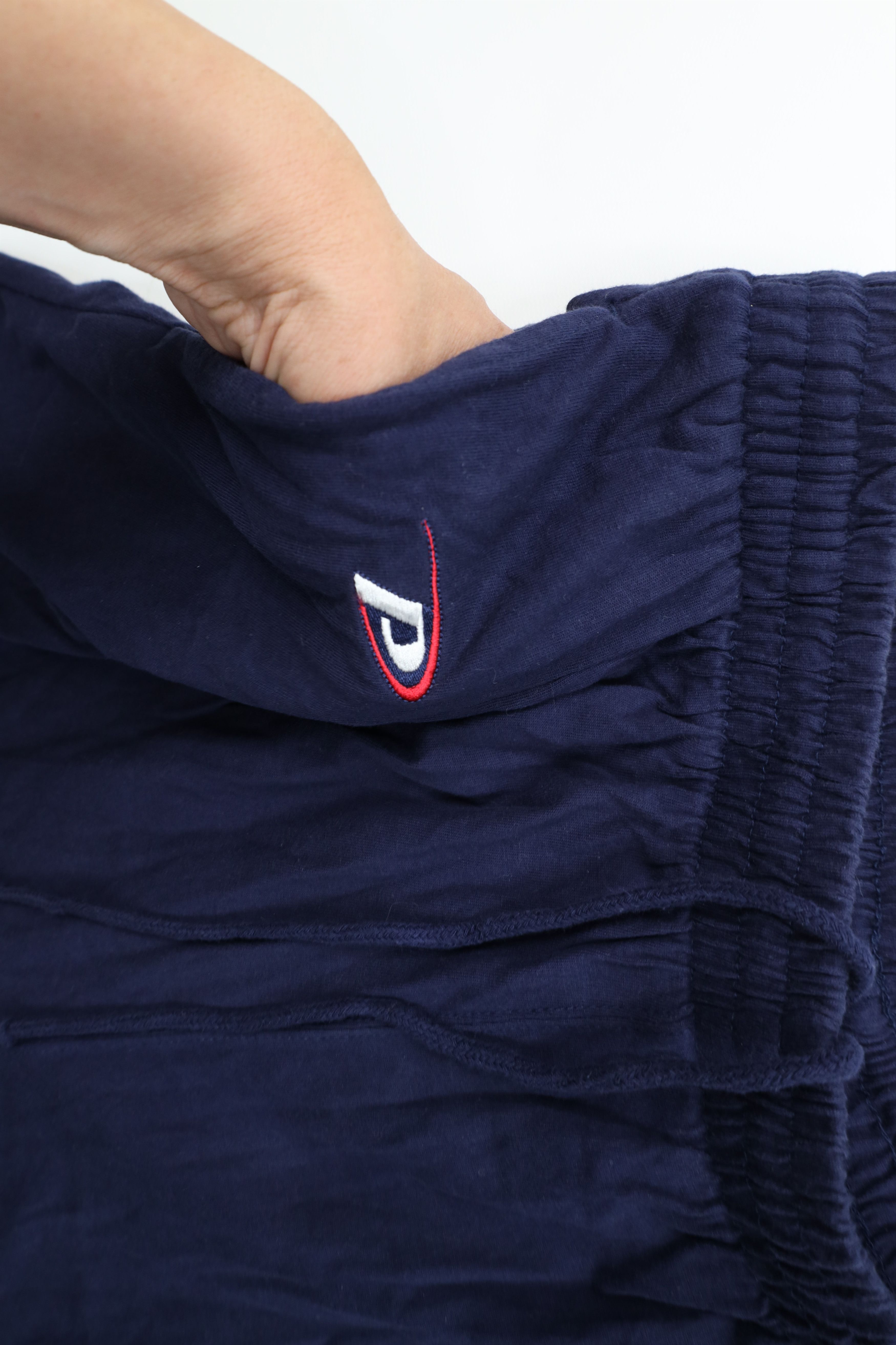Vintage Vintage 90s Spell University of Toledo Layered Shorts Blue Size US 34 / EU 50 - 8 Thumbnail
