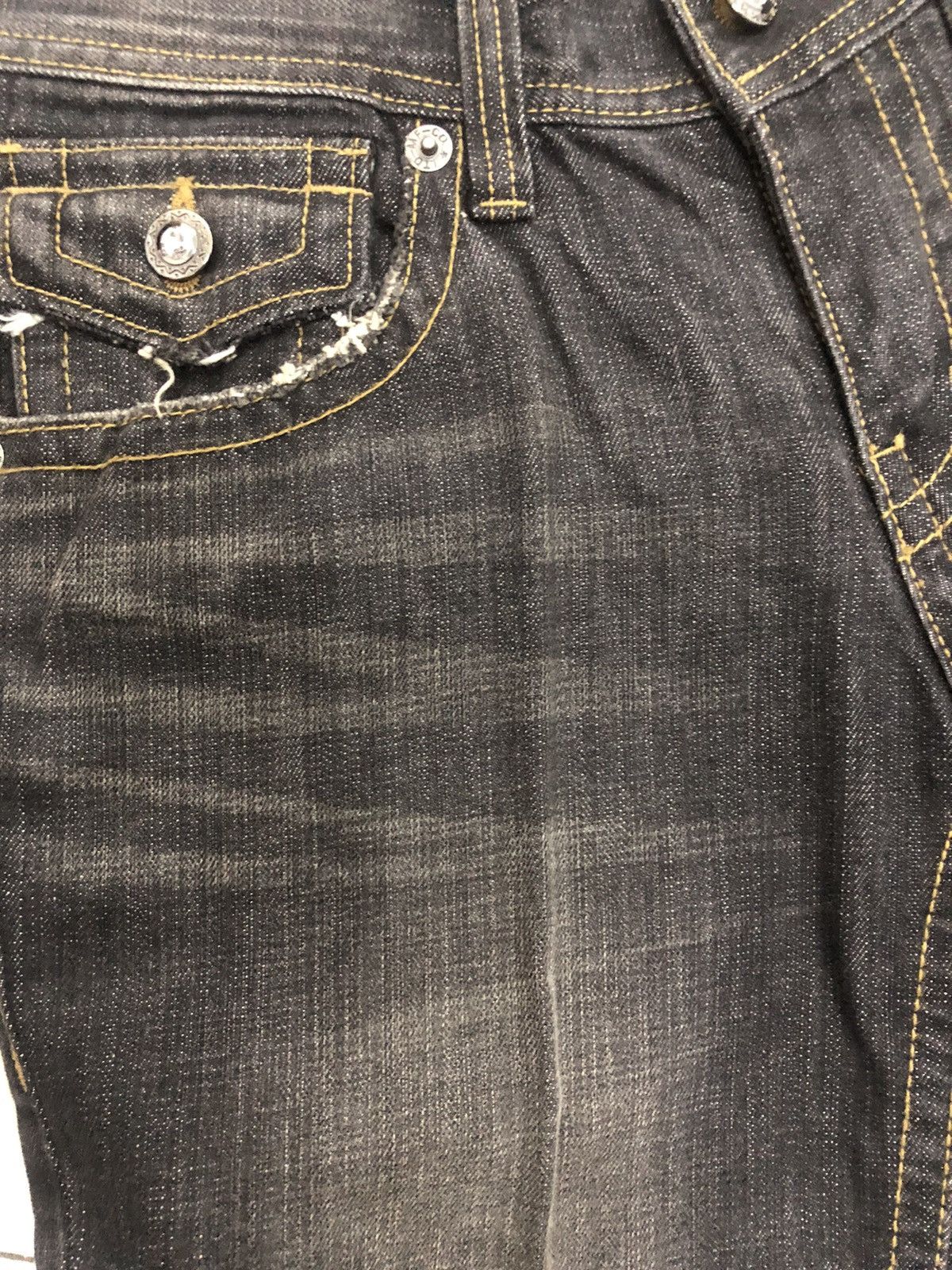 If Six Was Nine × Japanese Brand Japanese Brand - Bootcut Jeans Gennaro Distressed Size US 30 / EU 46 - 8 Thumbnail