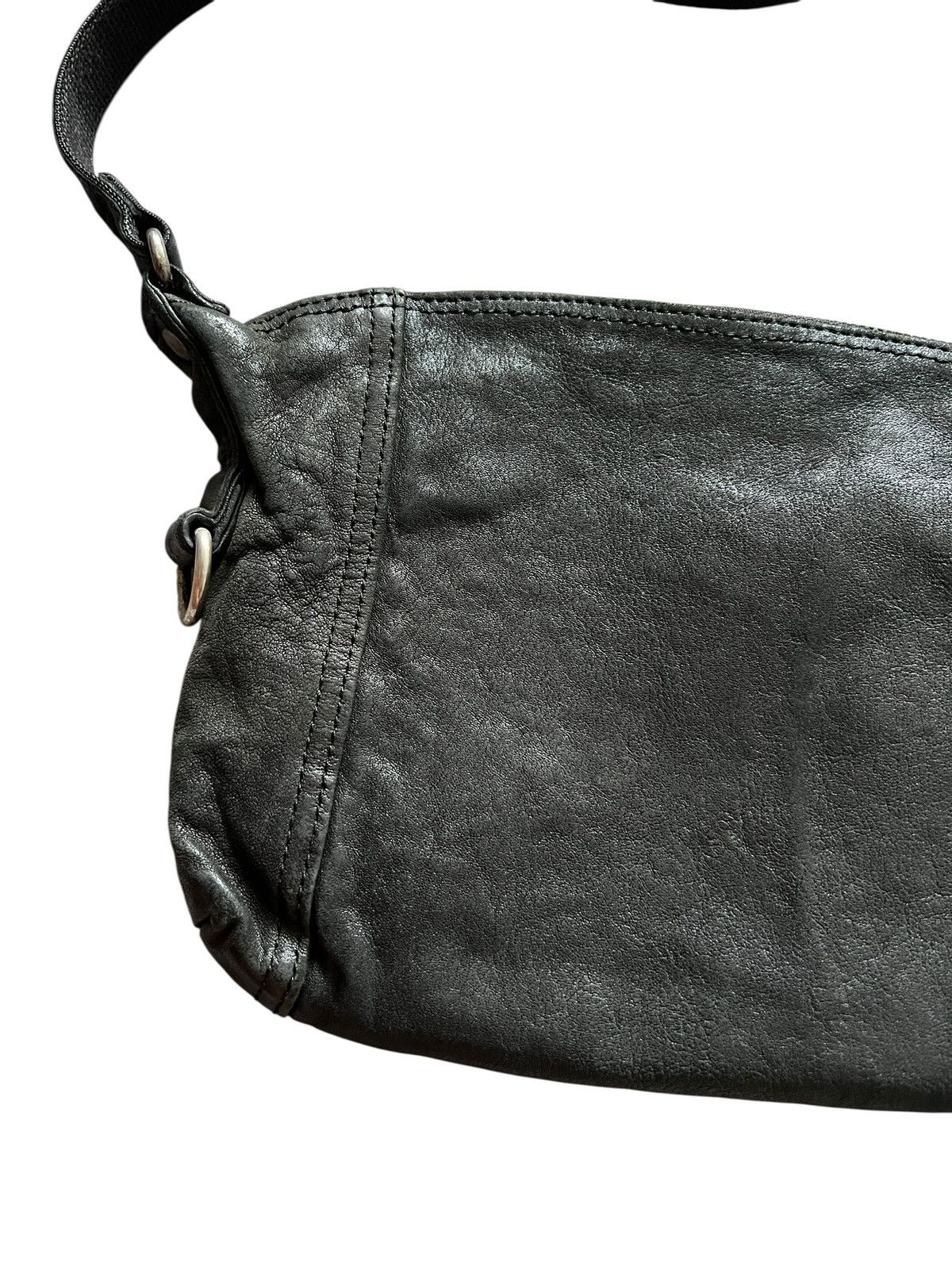 Japanese Brand And A 🇯🇵 Zipper Patina Leather Crossbody Bag Size ONE SIZE - 7 Thumbnail