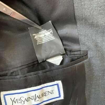 Yves Saint Laurent YVES SAINT LAURENT Mens Size 46 Wool Union Made Jacket Sport Size 46R - 8 Thumbnail