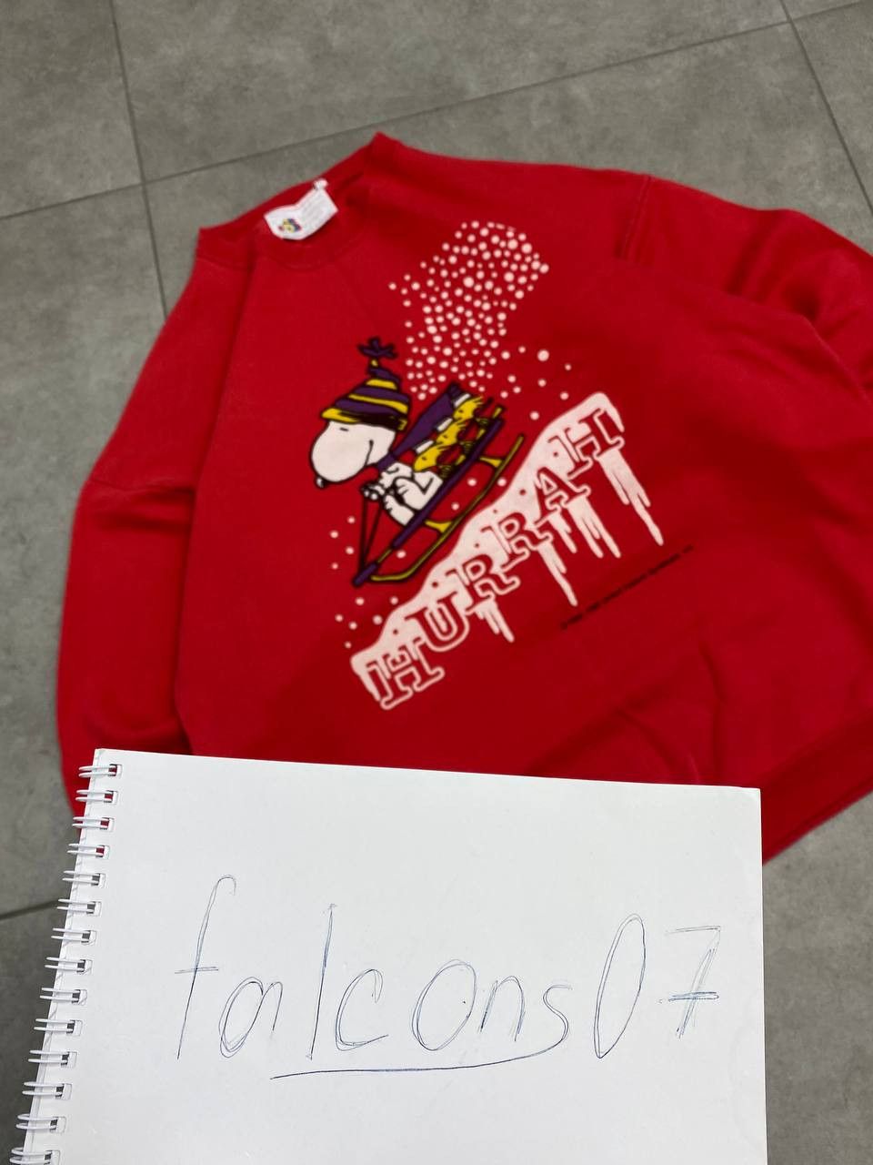 Peanuts Vintage Peanuts Snoopy Sport Christmas Snow Sweatshirt Size US XL / EU 56 / 4 - 2 Thumbnail