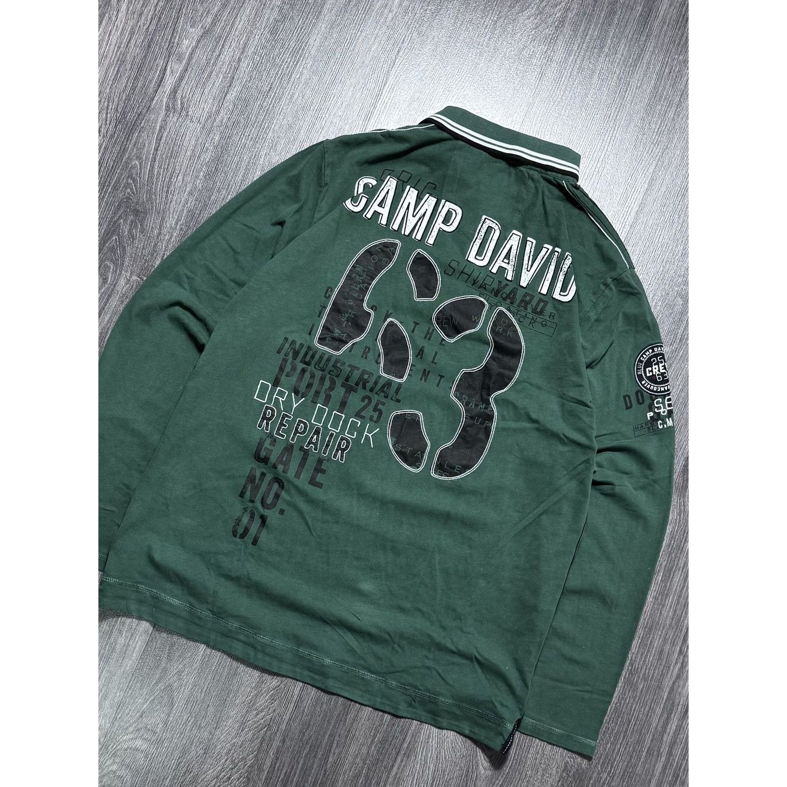 Japanese Brand × Vintage Vintage Y2K Camp David Avantgarde longsleve Size US XL / EU 56 / 4 - 9 Thumbnail