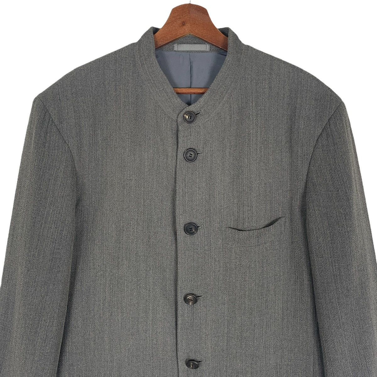 Issey Miyake Issey Miyake Mandarin Collar Jacket Size US L / EU 52-54 / 3 - 3 Thumbnail