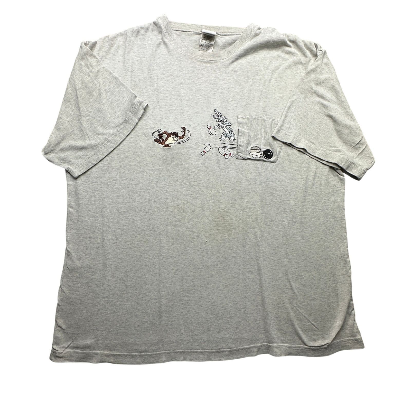 Warner Bros Vintage 2001 Looney Tunes Warner Bros Bunny Taz T Shirt XXL Size US XXL / EU 58 / 5 - 1 Thumbnail