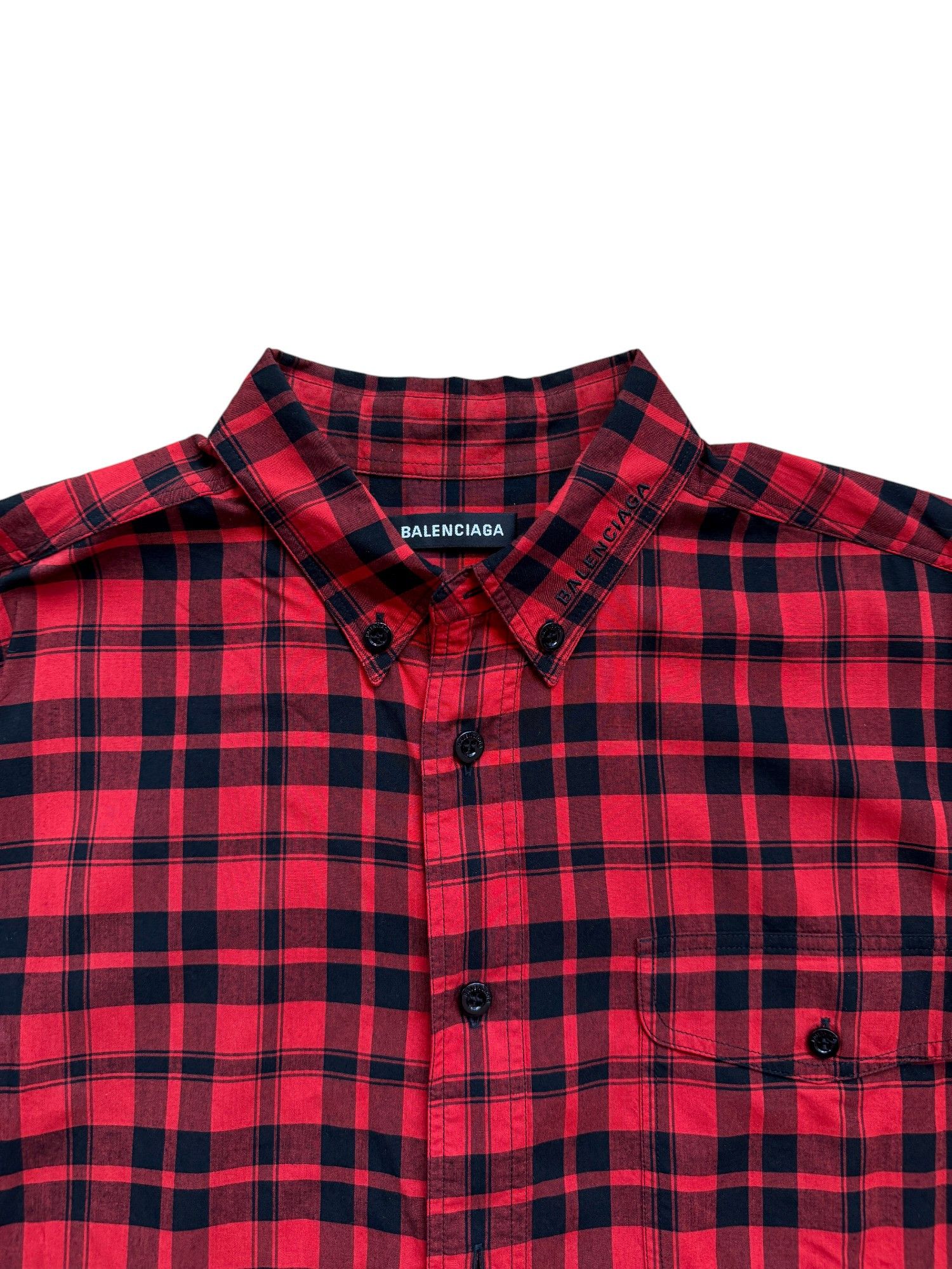 Balenciaga Oversized Short Sleeve Pocket Shirt Size US L / EU 52-54 / 3 - 2 Thumbnail