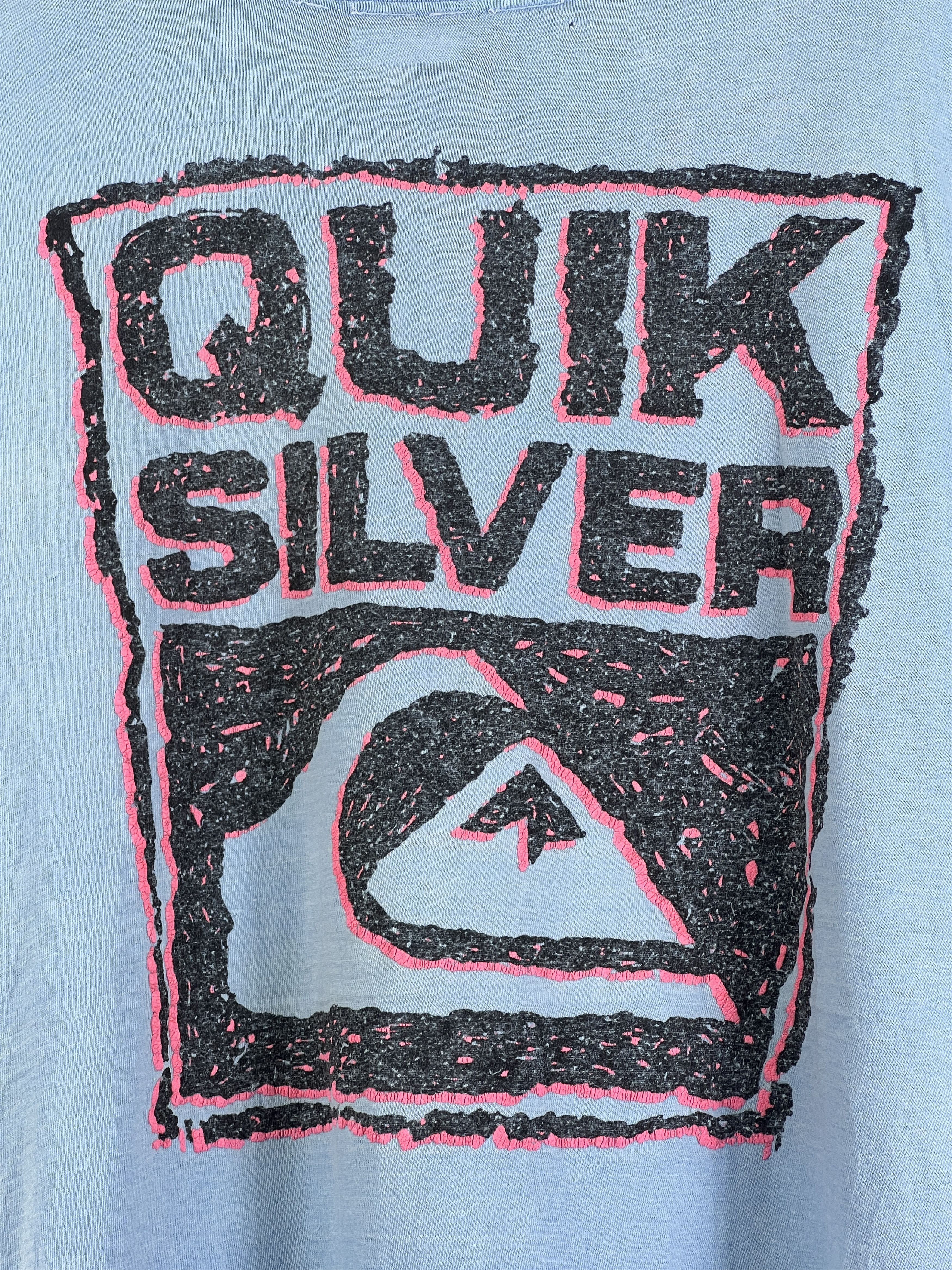 Quiksilver No.5192 Vintage 90s Quiksilver Graphic Tee (L) Size US L / EU 52-54 / 3 - 2 Thumbnail