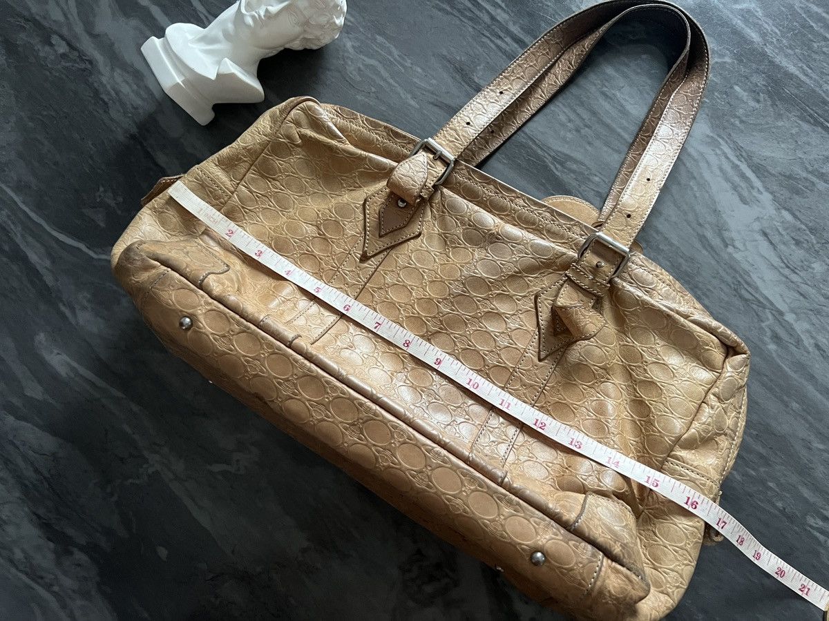 Vivienne Westwood Vivienne Westwood : Monogram Orb Logo Leather Handle Bag Size ONE SIZE - 17 Thumbnail