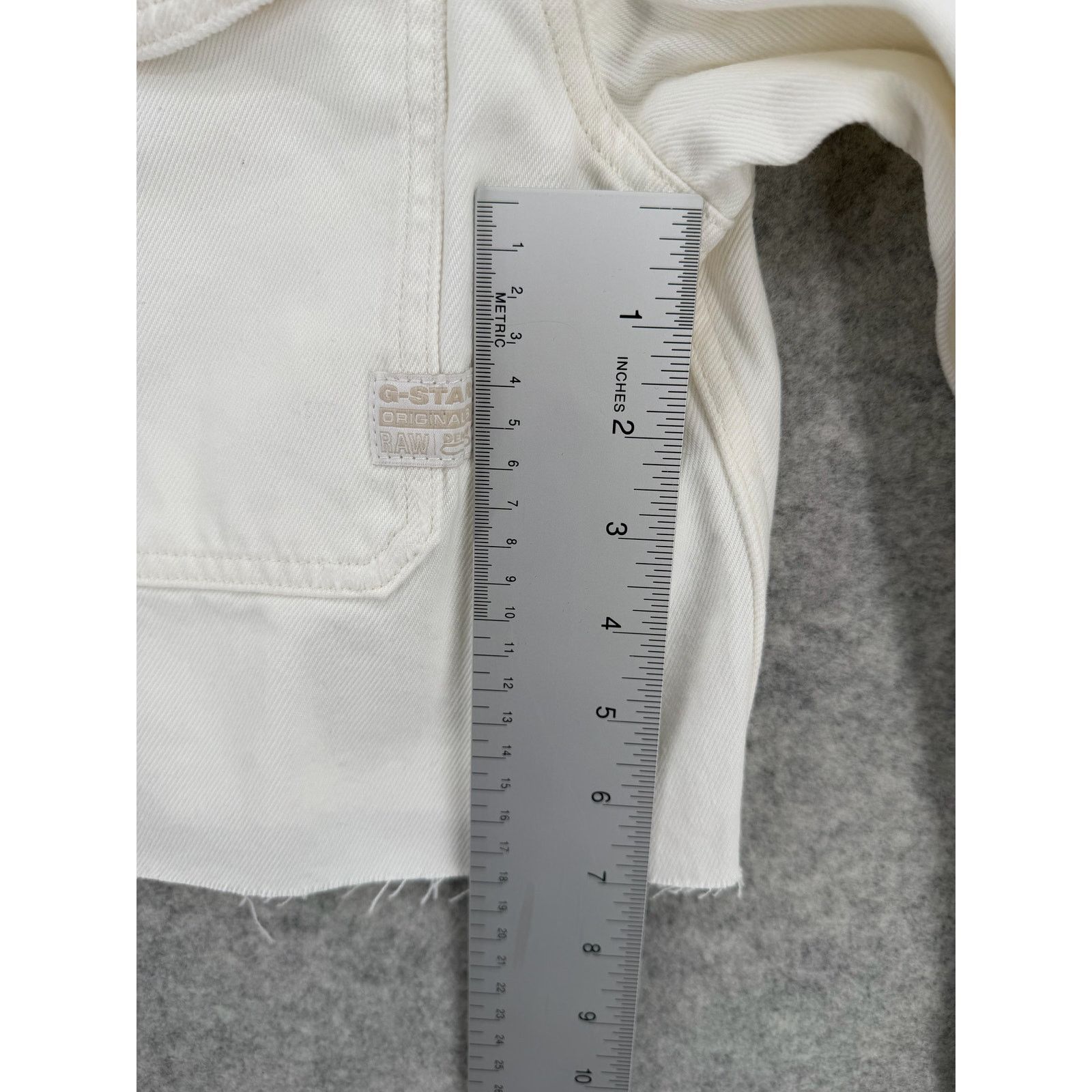 G-Star NWT G-Star RAW Cropped Wander Chalk White Jacket Size LARGE Size L / US 10 / IT 46 - 11 Thumbnail