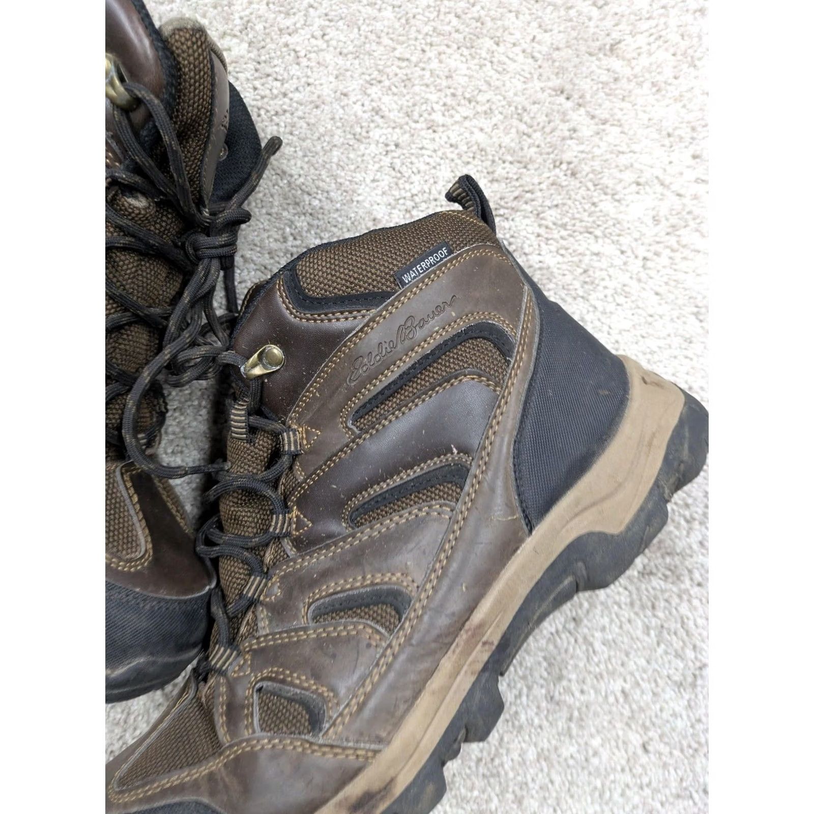 Eddie Bauer Boot Mens Size 10 Brown Fairmont Waterproof  display picture 3