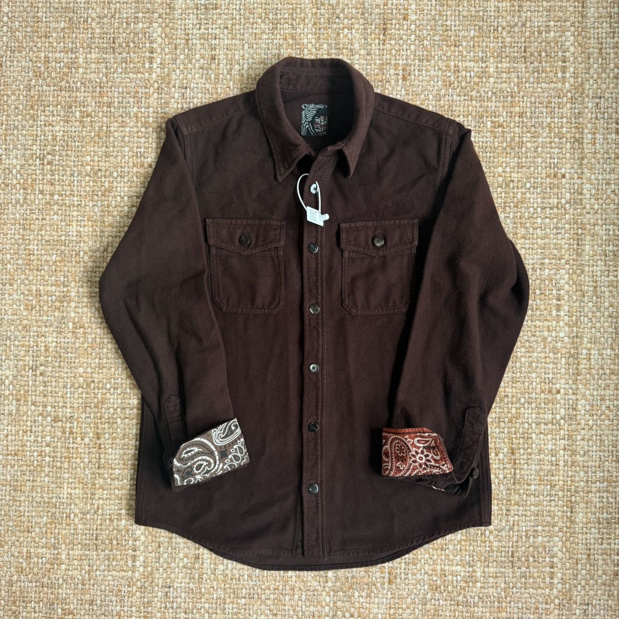 Visvim Visvim ICT Black Elk Flannel Bandana Shirts，size 3 | Grailed